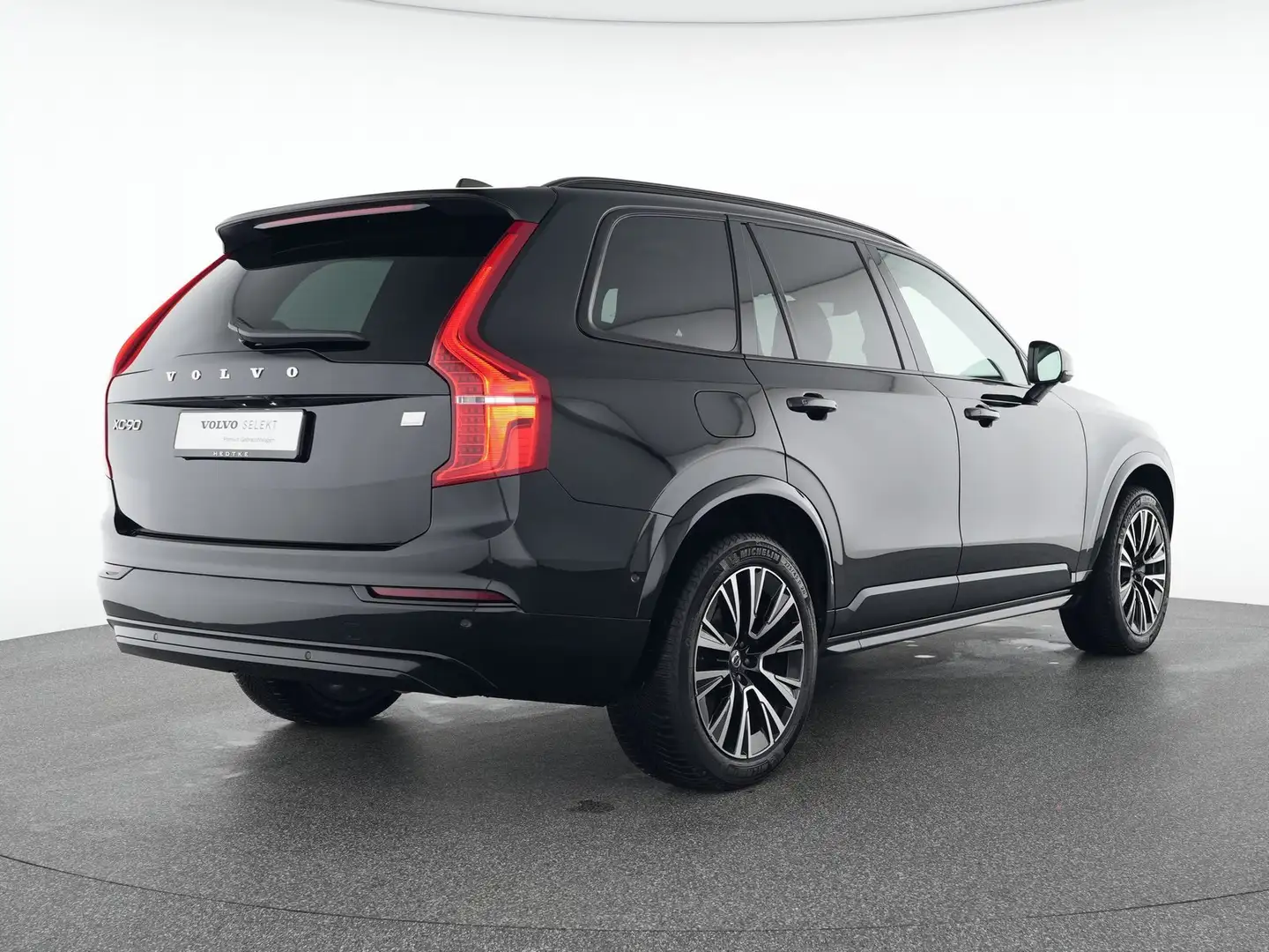 Volvo XC90 T8 Recharge AWD Plus Dark 20"+AHK+PANO+360° Чорний - 2