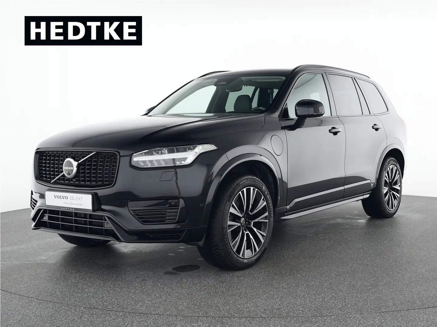 Volvo XC90 T8 Recharge AWD Plus Dark 20"+AHK+PANO+360° Чорний - 1
