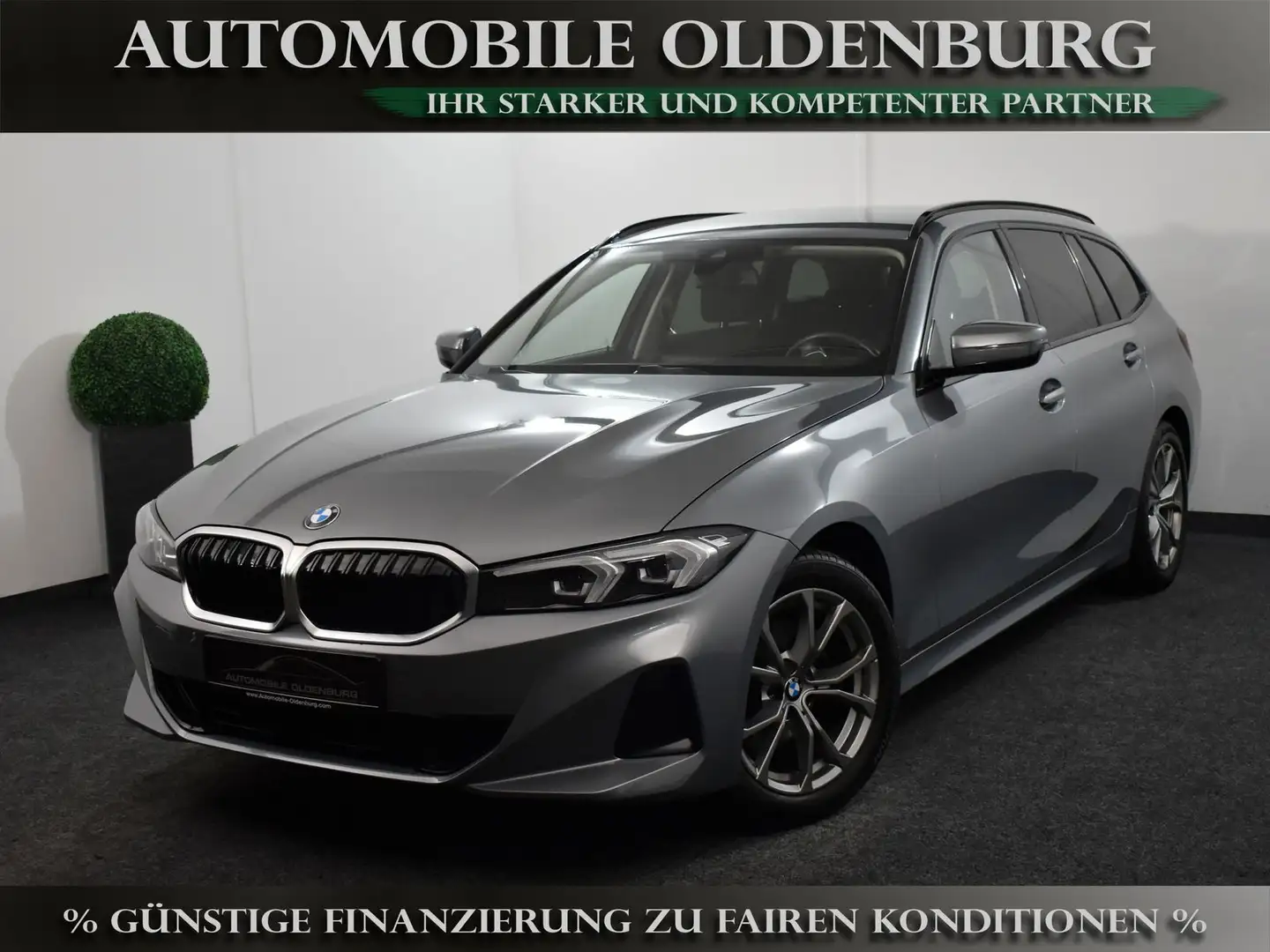 BMW 320 d xDrive *AHK*DriveAss*Curved*LiveCP+*MJ23* Gris - 1