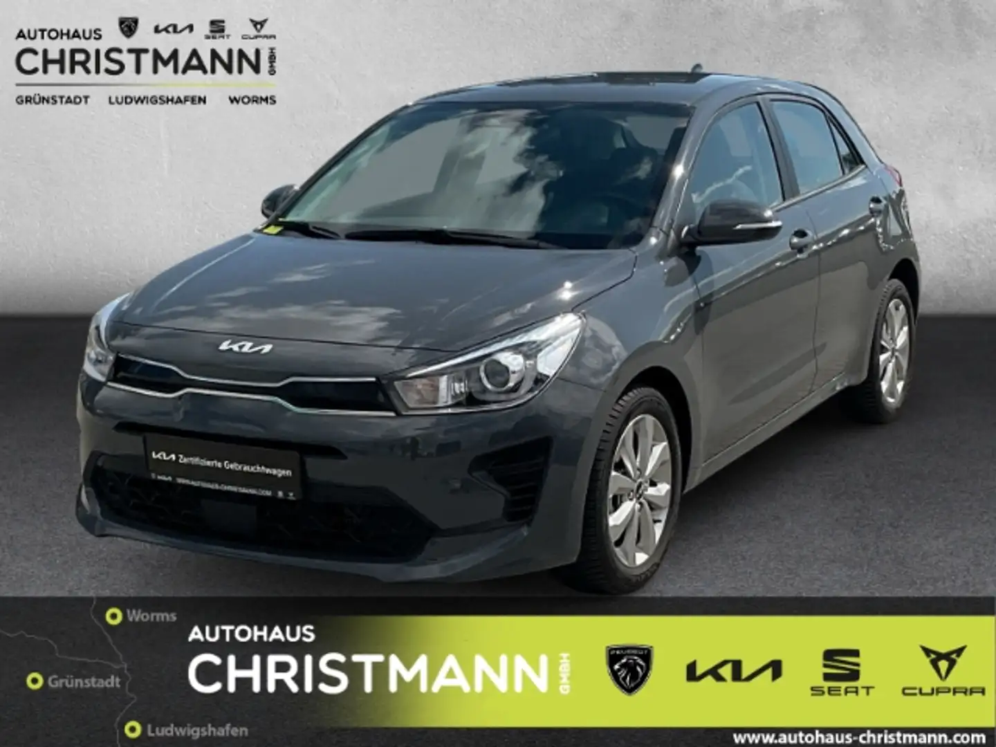 Kia Rio VISION 1.0 T-GDI *NAVIGATIONSSYSTEM* Grau - 1