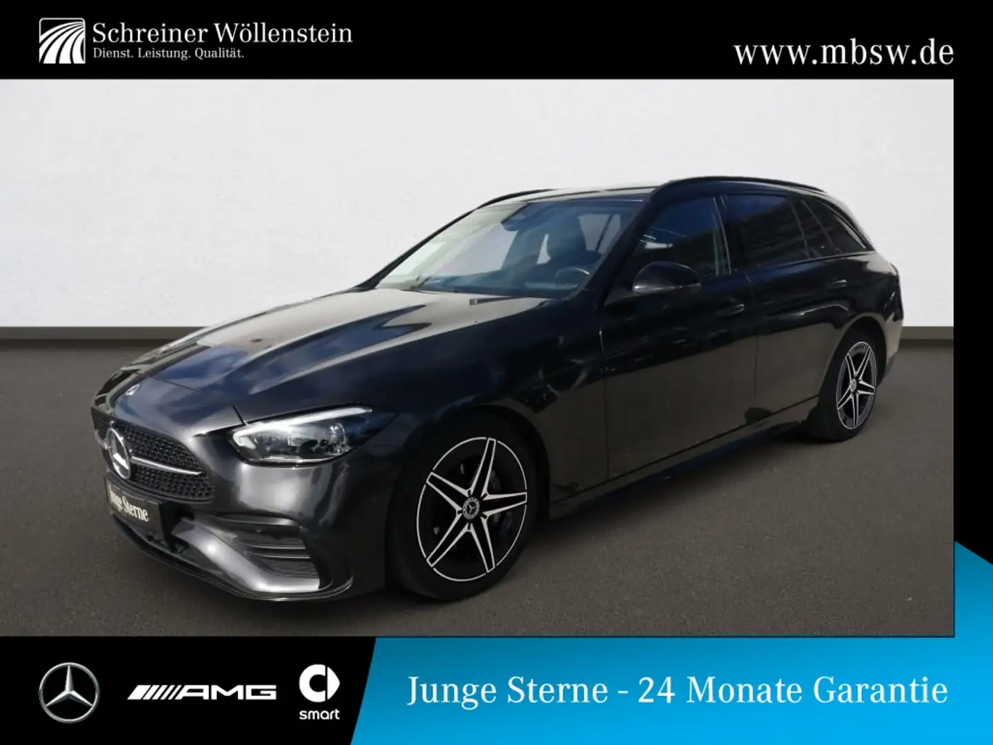 Mercedes-Benz C 300 d T *AMG*Night*360°*PDC*Ambi*MBUX*Navi*9G* Gris - 1