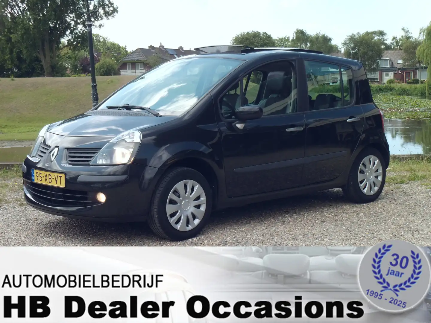 Renault Modus 1.4-16V Exception - Airco - Glasdak Zwart - 1