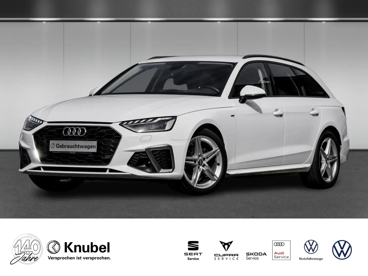 Audi A4 Avant S line 35 TDI S tronic Nav+ Matrix AHK HuD Alb - 1