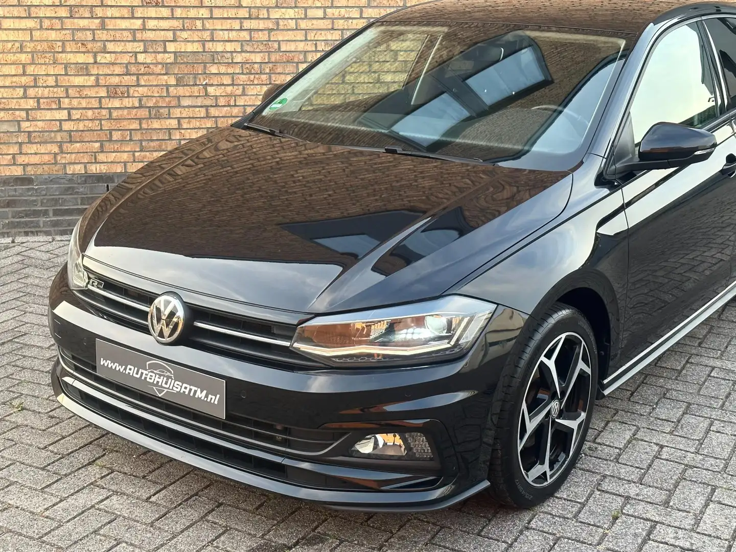 Volkswagen Polo 1.0 TSI R-line DSG Virtual Led Stoelvw Climatr Pdc Noir - 2