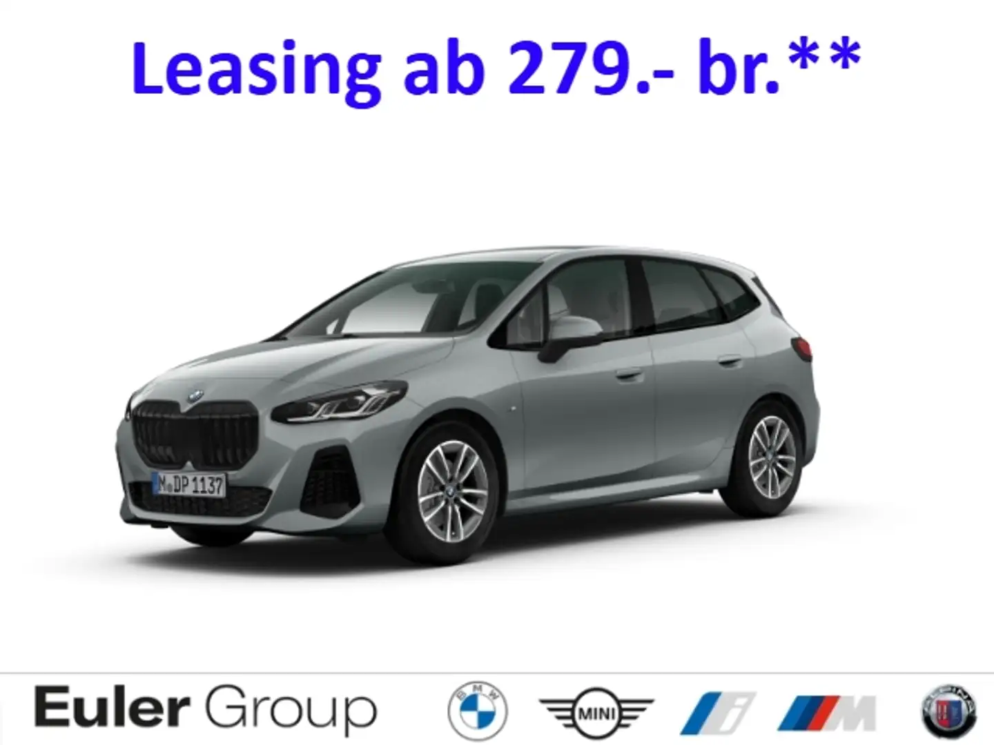 BMW 216 Active Tourer iA M-Sport 17'' adLED Komf-Zug. HiFi Grau - 1
