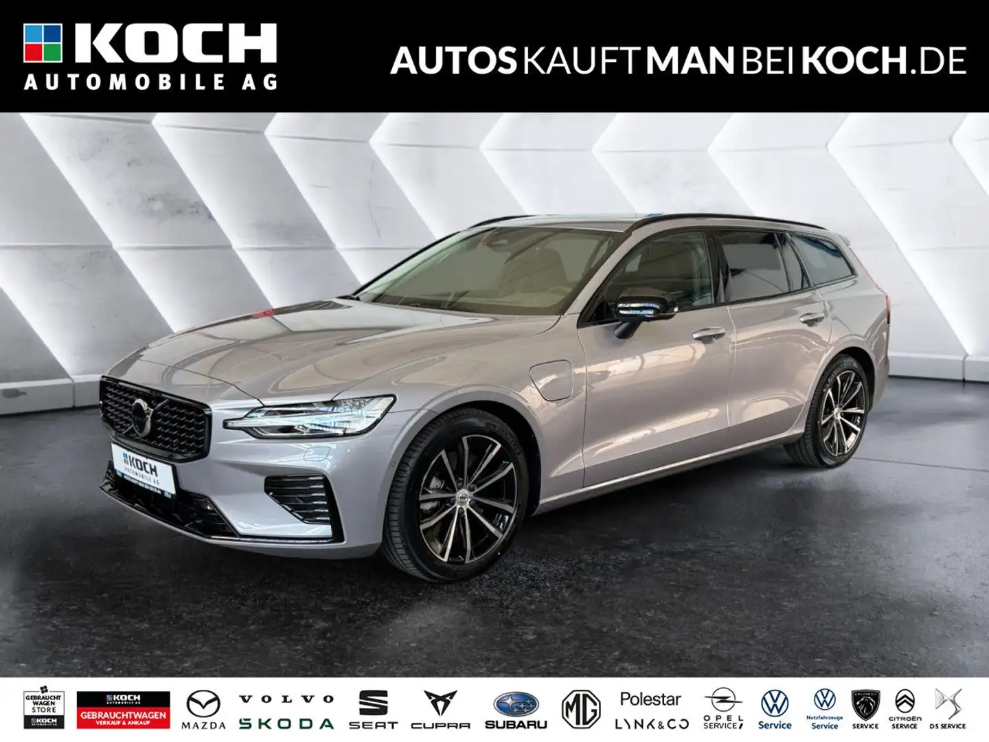Volvo V60 T6 Plug-in Hybrid AWD Plus Dark Silber - 1