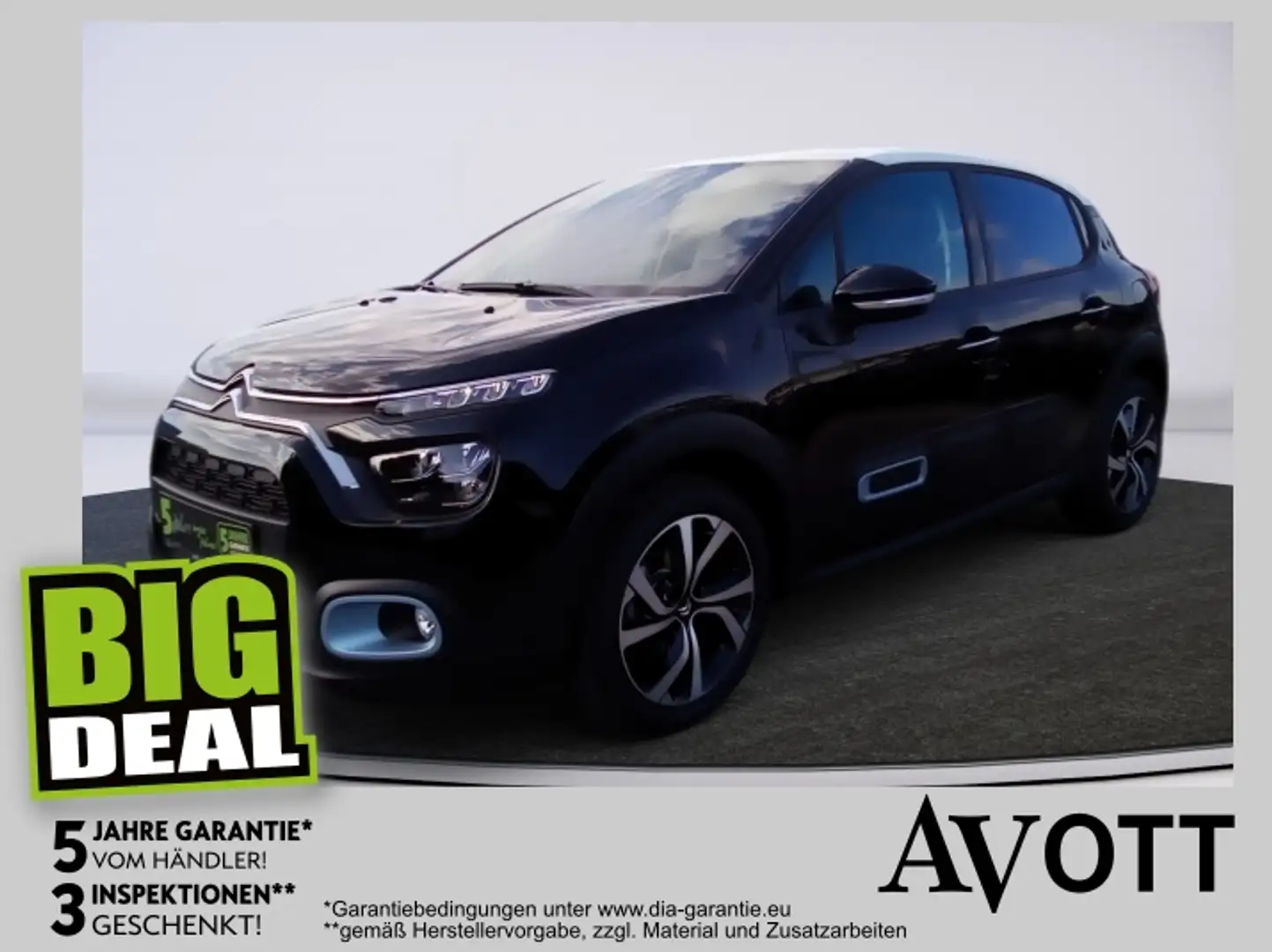 Citroen C3 PT 110  EAT6 Shine KeyLess Navi Noir - 1