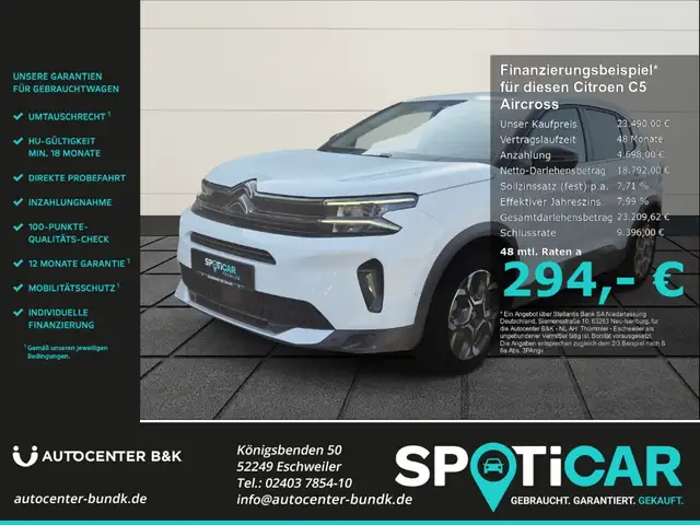 Citroen C5 Aircross Hybrid 145 e-DSC6 PLUS SHZ Drive-Assist Navi Allwe