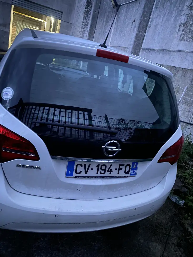 Opel Meriva Meriva 1.6i Ecotec Cosmo Blanc - 2