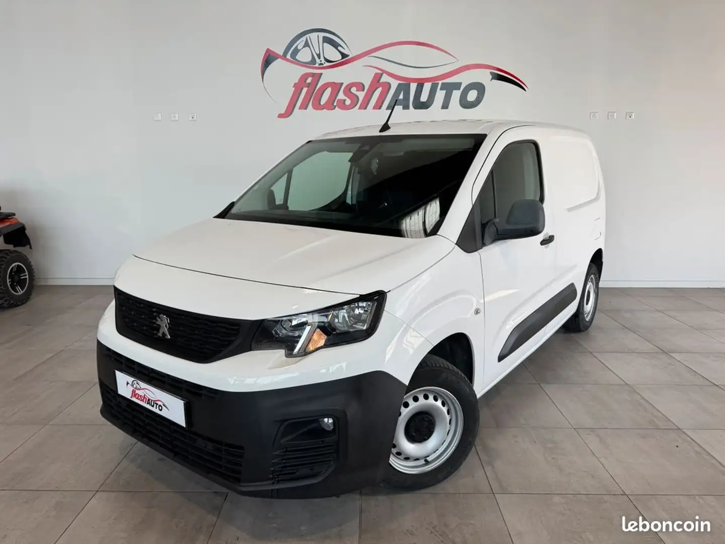 Peugeot Partner 1.6 Blue HDi 100cv-ATTELAGE-2019 Blanc - 1
