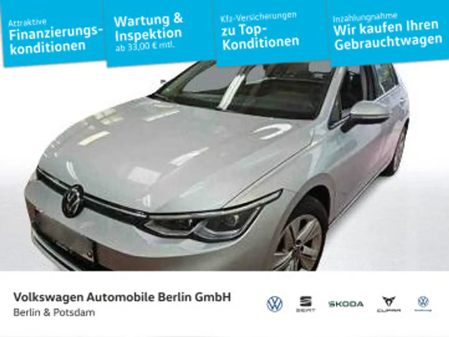 Volkswagen Golf VIII 2.0 TDI Life LED ACC Navi Silber - 1
