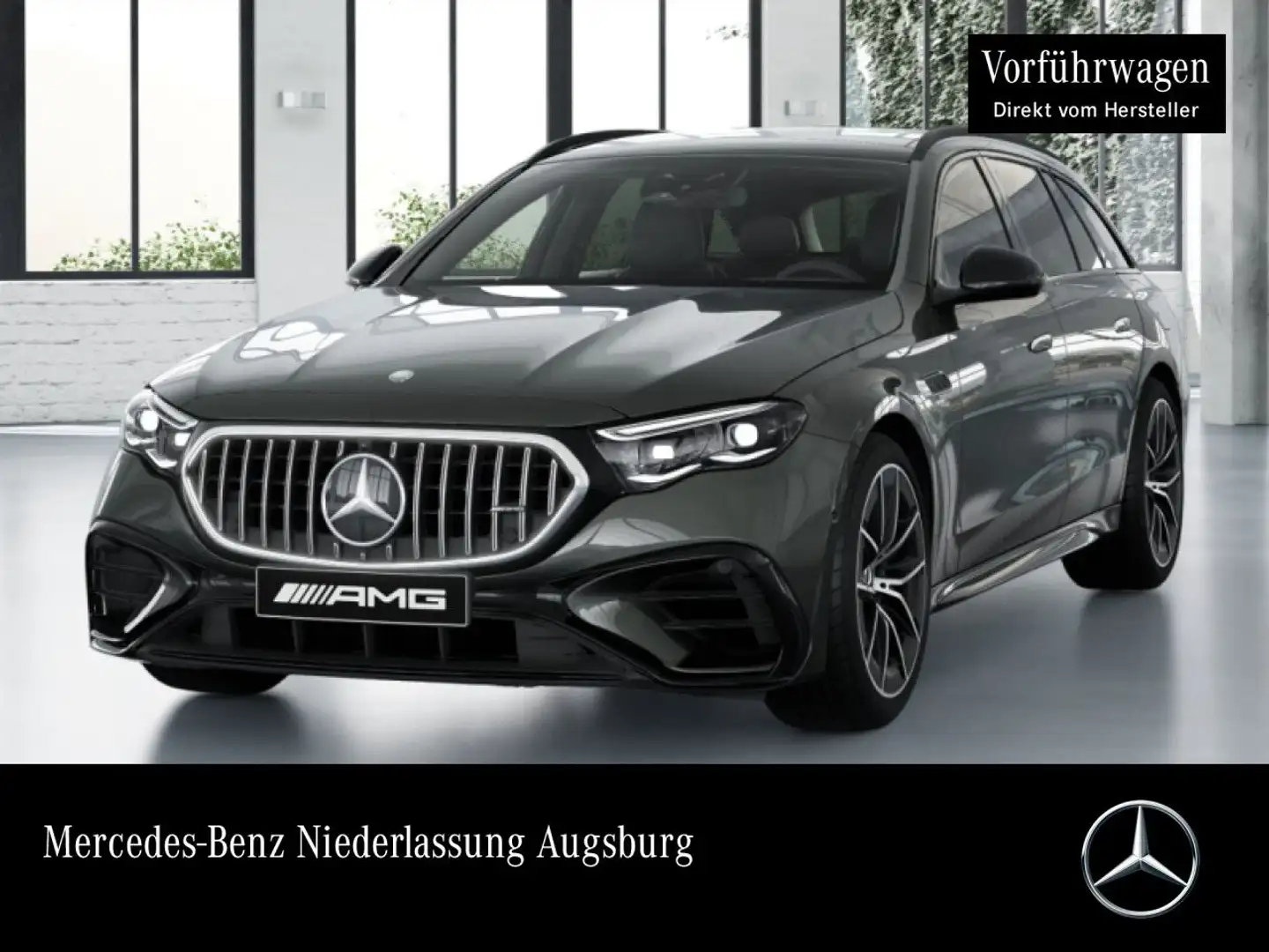 Mercedes-Benz E 53 AMG T 4M Hybrid Fahrass 360° Pano Burmester Grau - 1