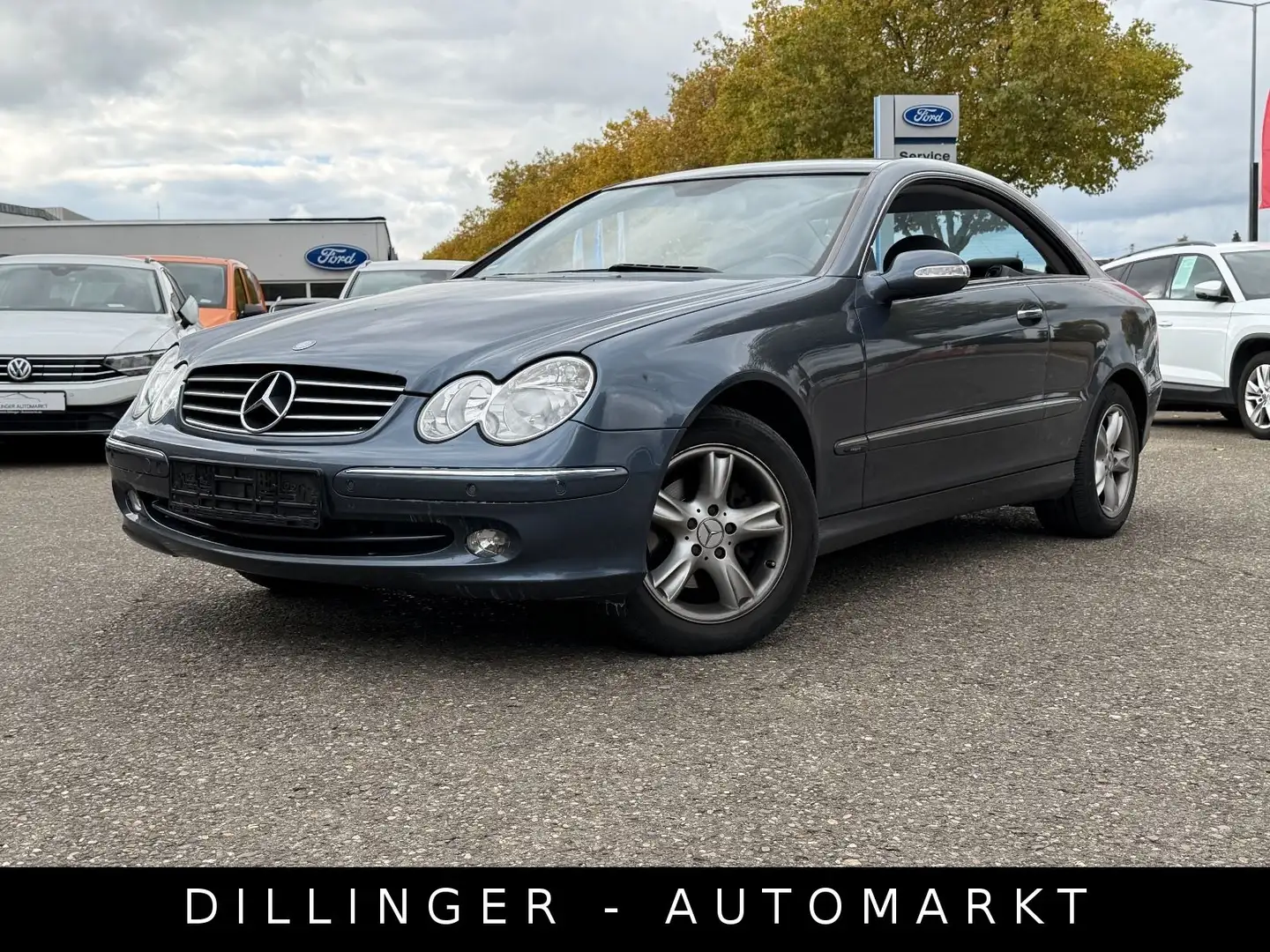Mercedes-Benz CLK 200 Kompr. Avantgarde AUTOMATIK Coupe Grau - 1