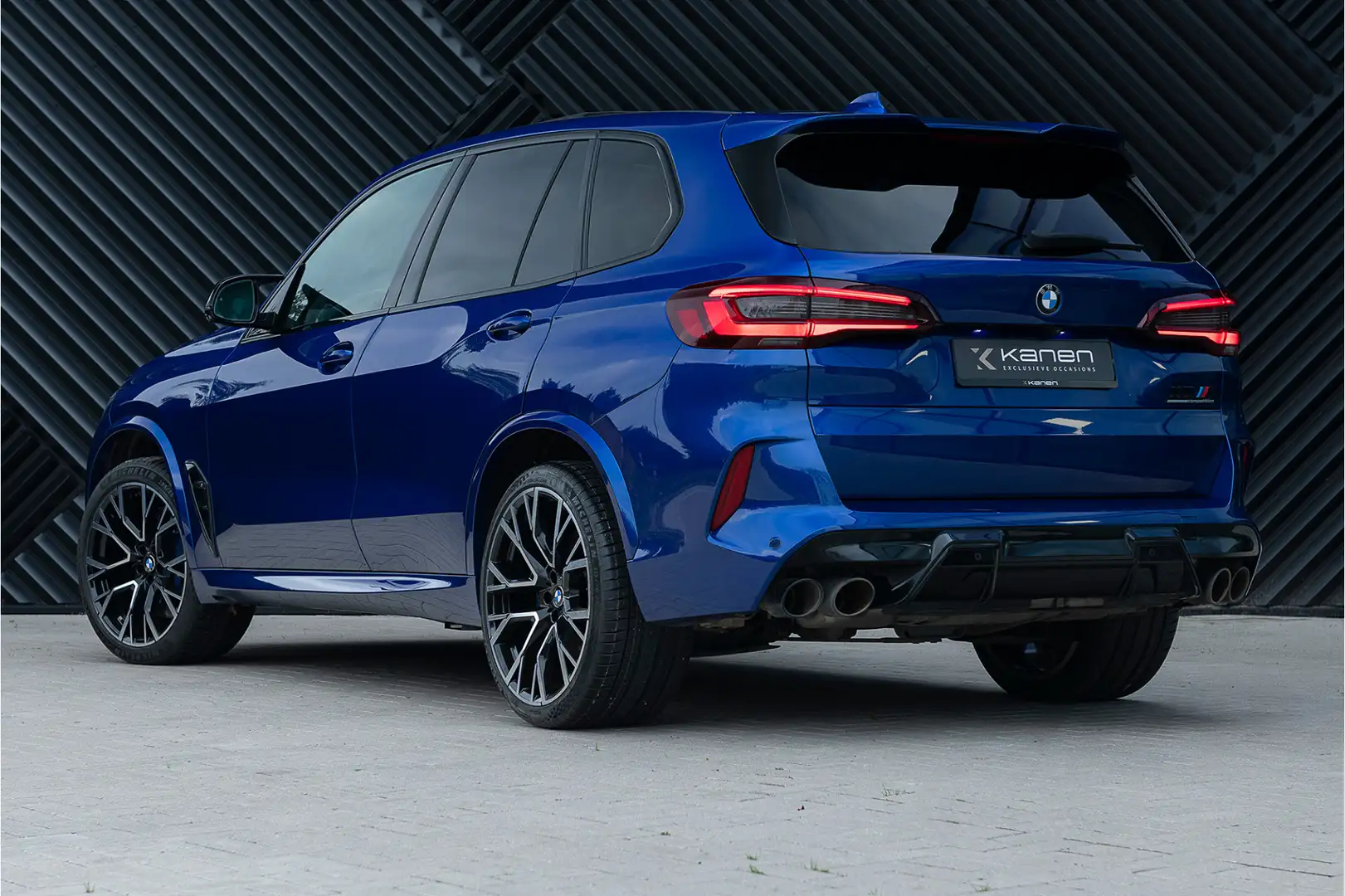 BMW X5 M X5M Competition ACC Pano AlcantHemel 360 HarmanK S Blauw - 2
