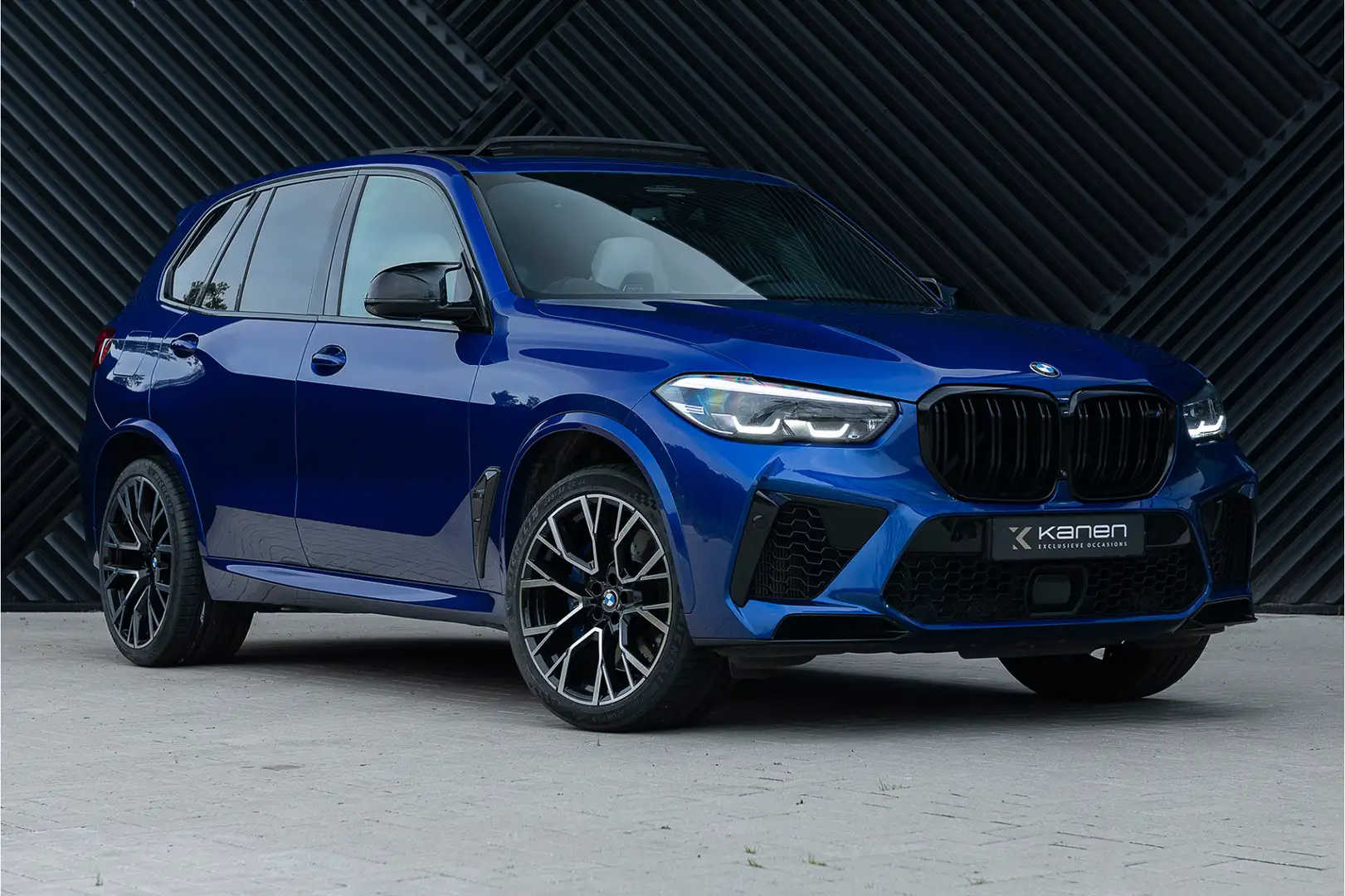 BMW X5 M X5M Competition ACC Pano AlcantHemel 360 HarmanK S Blauw - 1