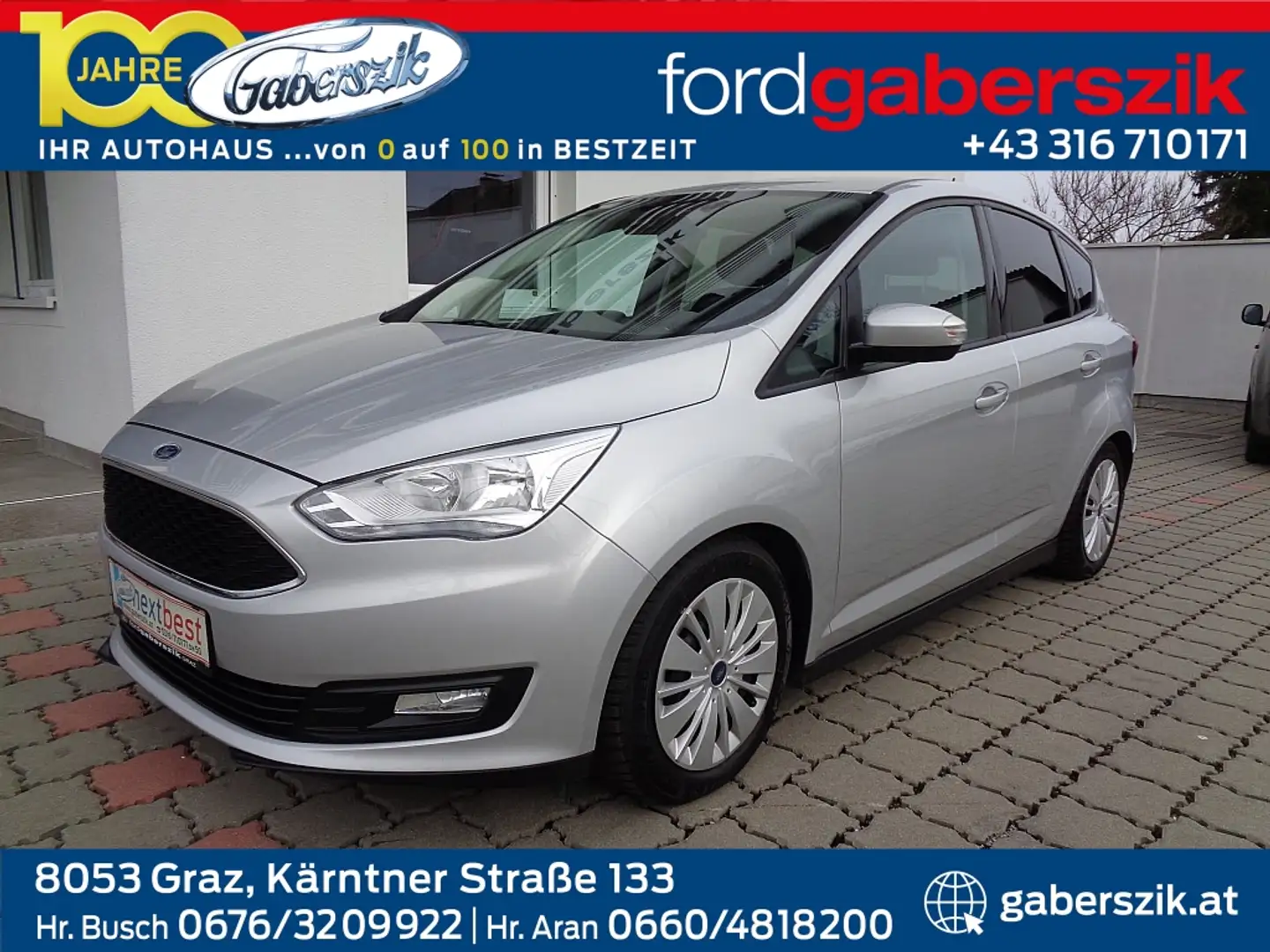 Ford C-Max C-MAX Trend 1,0 EcoBoost Silber - 1
