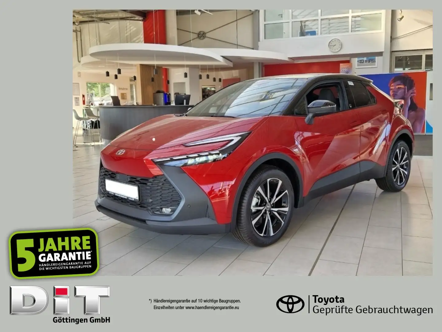 Toyota C-HR 1.8 Hybrid  Team Deutschland KLimaA., ACC. Rot - 1