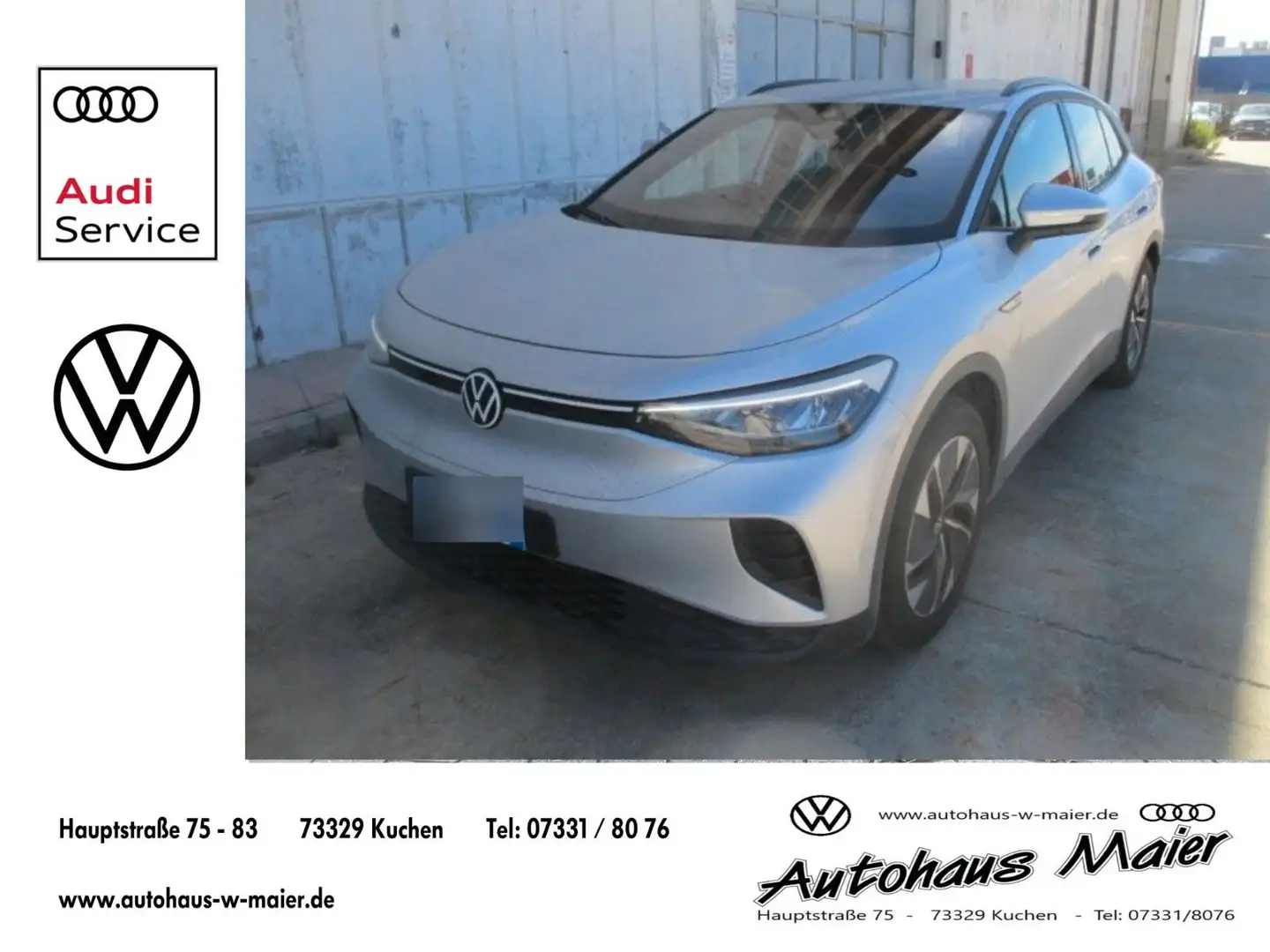 Volkswagen ID.4 Pro Performance NAV/PDC/LED/SHZ/ALU/TELE Argent - 1