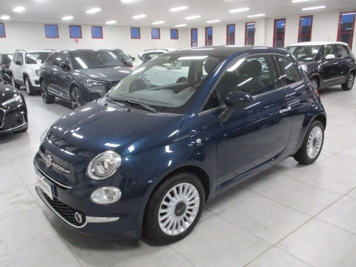Fiat 500 1.3 mjt Lounge 95cv Azul - 1