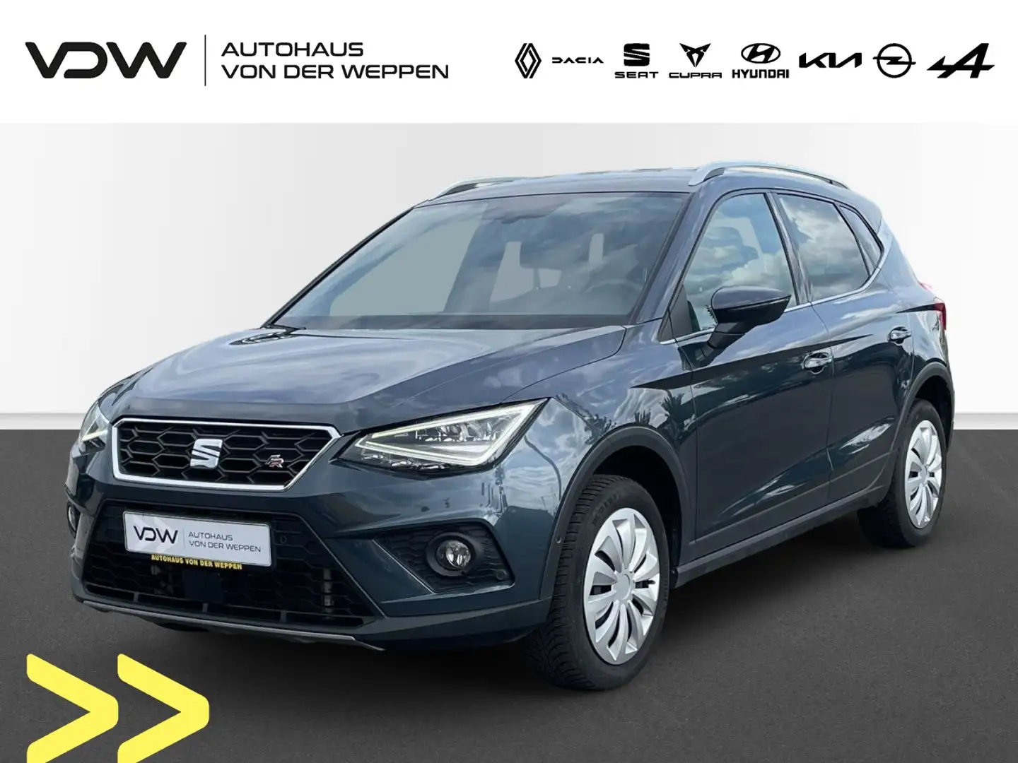 SEAT Arona FR TSI DSG AHK ACC SHZ PDC v+h Klima Navi Gris - 1