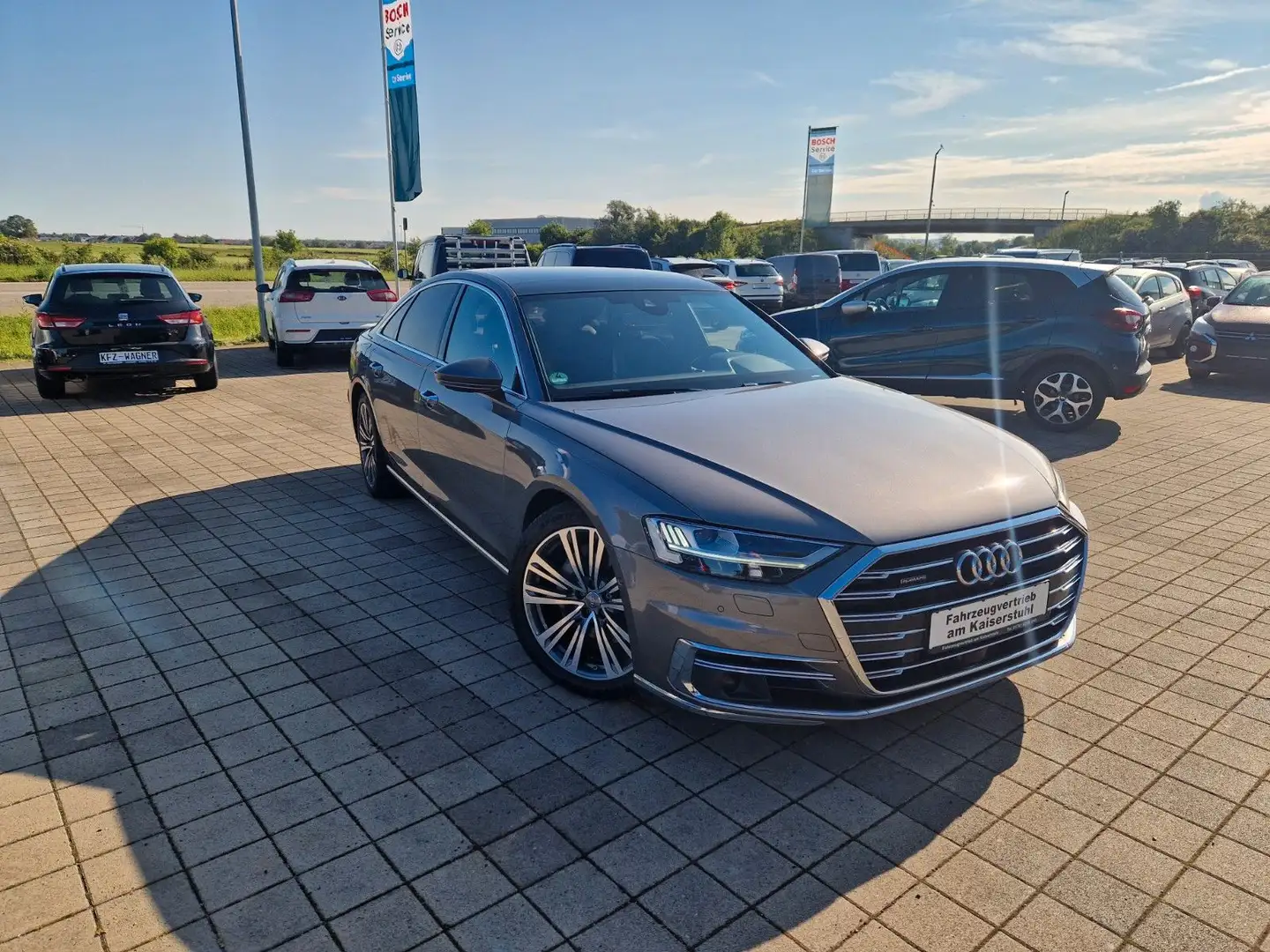 Audi A8 50 TDI QUATTRO MATRIX LED PANO ACC 360° LEDER Gris - 1