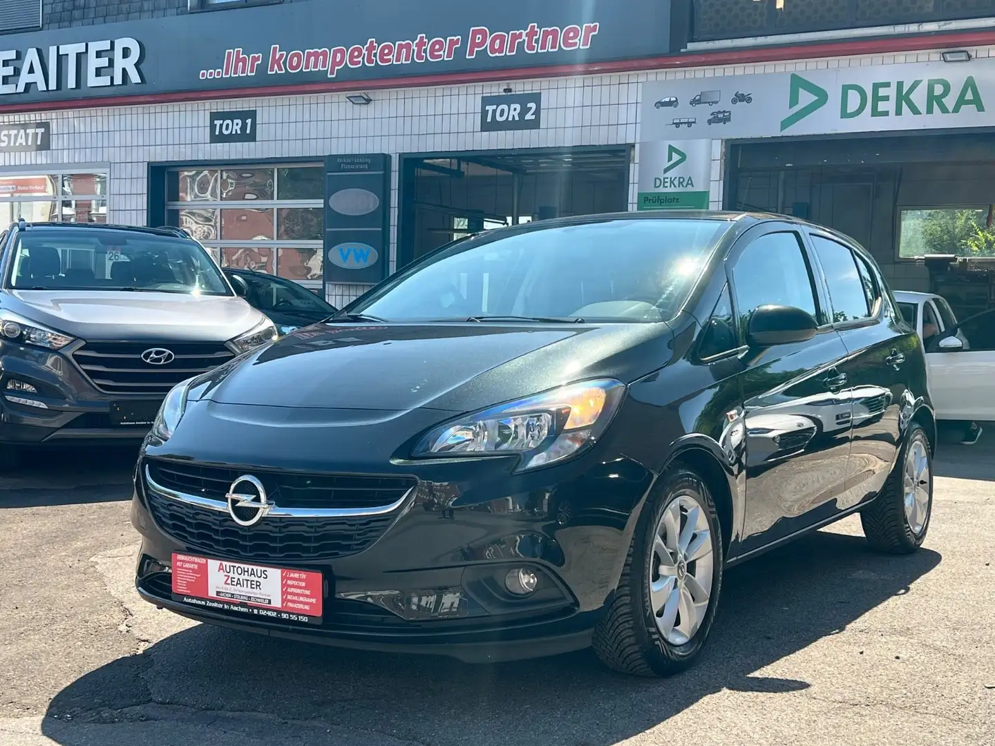 Opel Corsa E Drive*Sitzheizung*Lenkradheizung*Tüv* Schwarz - 2