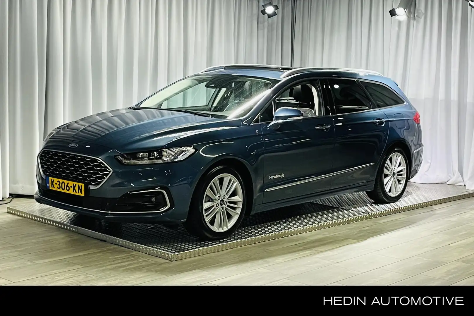Ford Mondeo Wagon 2.0 IVCT HEV Vignale Panoramadak/cruise cont Blauw - 1