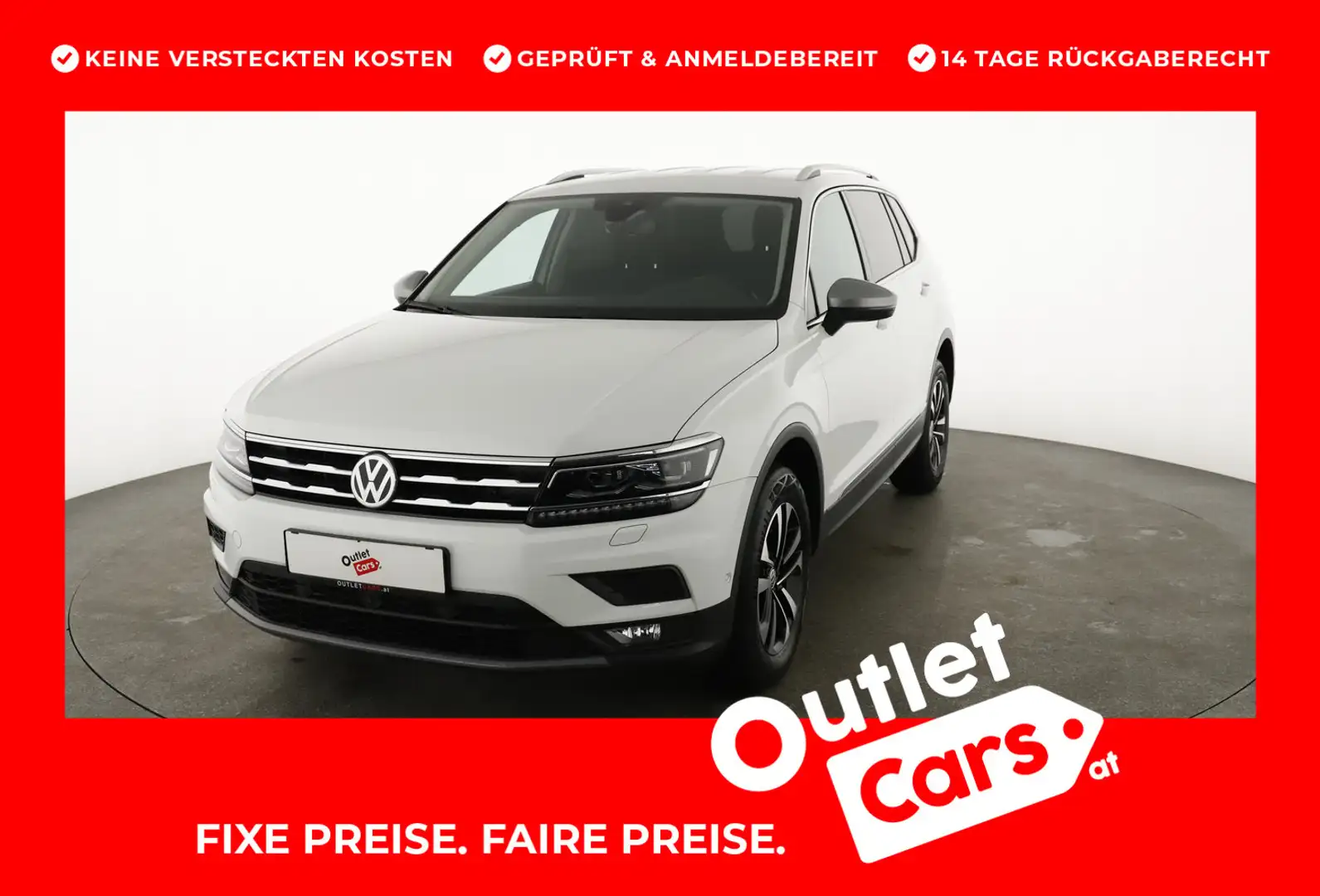 Volkswagen Tiguan Allspace Comfortline TDI Biały - 1
