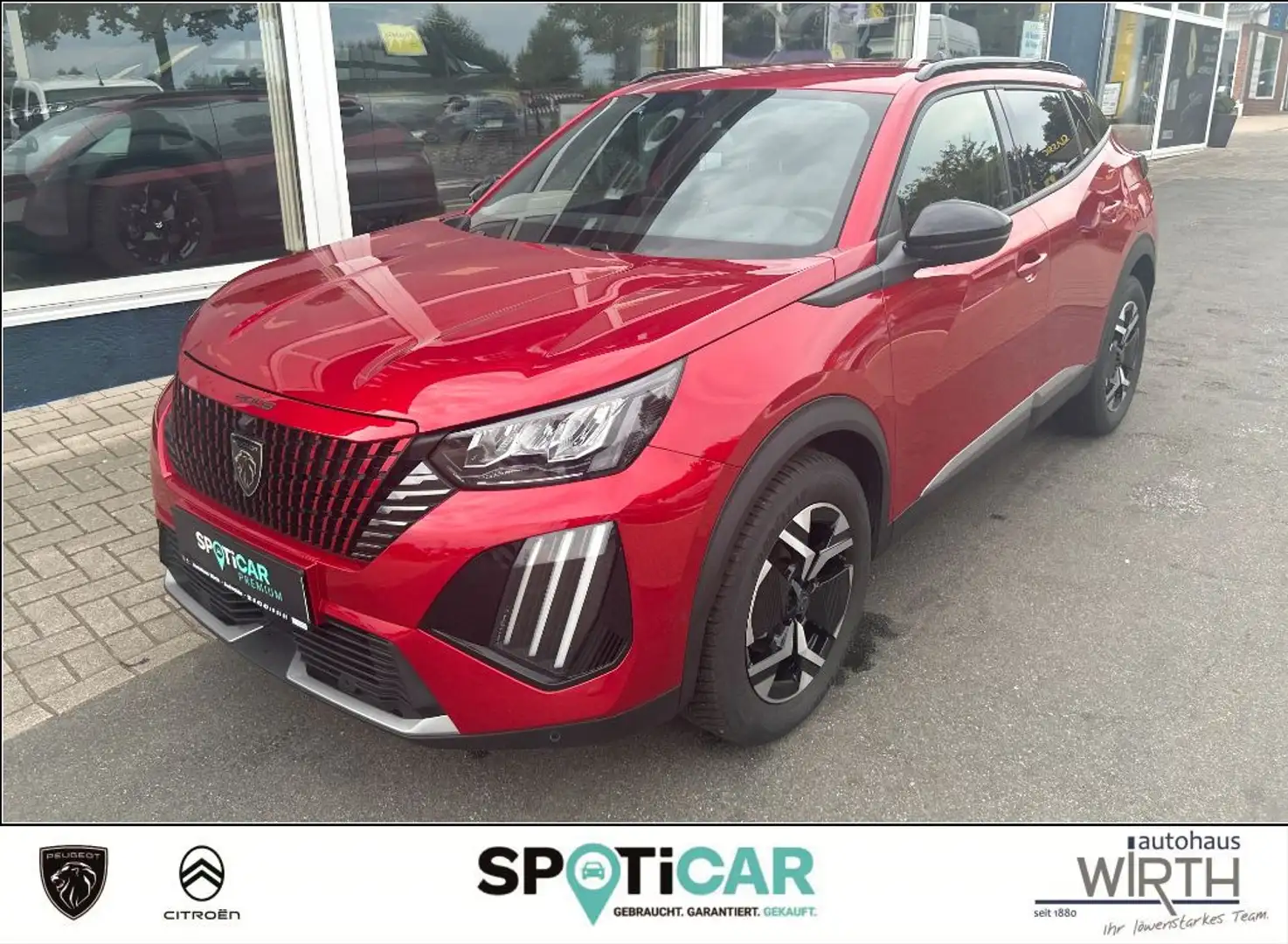 Peugeot 2008 Allure 130 Automatik+ACC+NAVI+LED+SITZHZG+KEYLESS Rot - 2