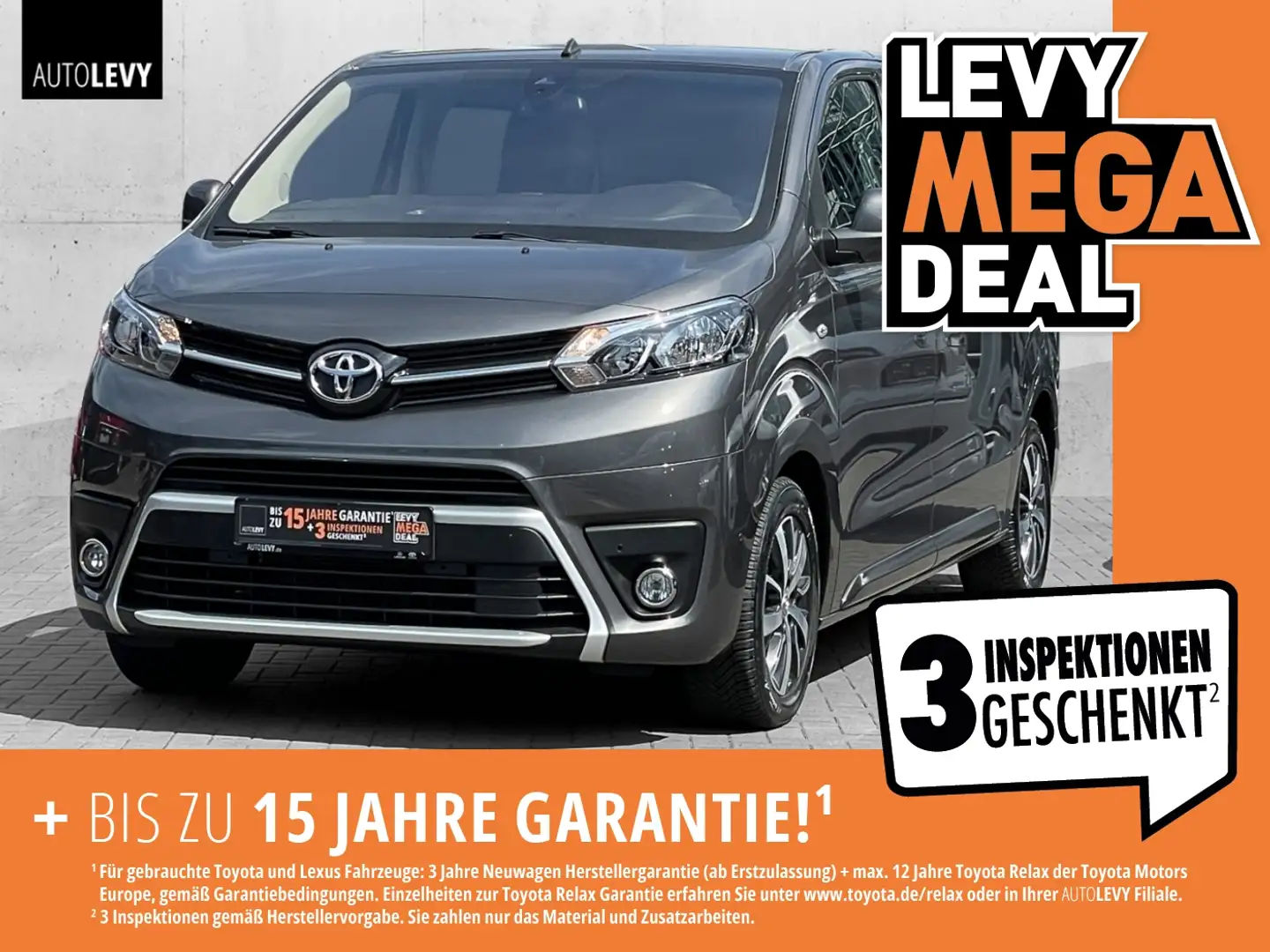 Toyota Proace Verso 2.0 D L1 Team D +Navi+Kamera+ Сірий - 1