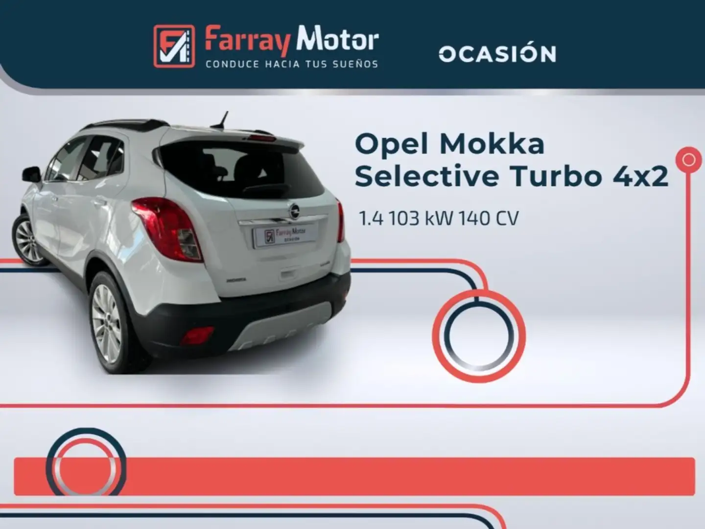 Opel Mokka X 1.4T S&S Selective 4x2 Blanc - 2