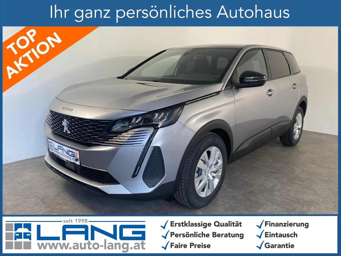 Peugeot 5008 1.2 PureTech 130 Active 7 SITZE*LED*RFK 96 kW (... Gris - 1