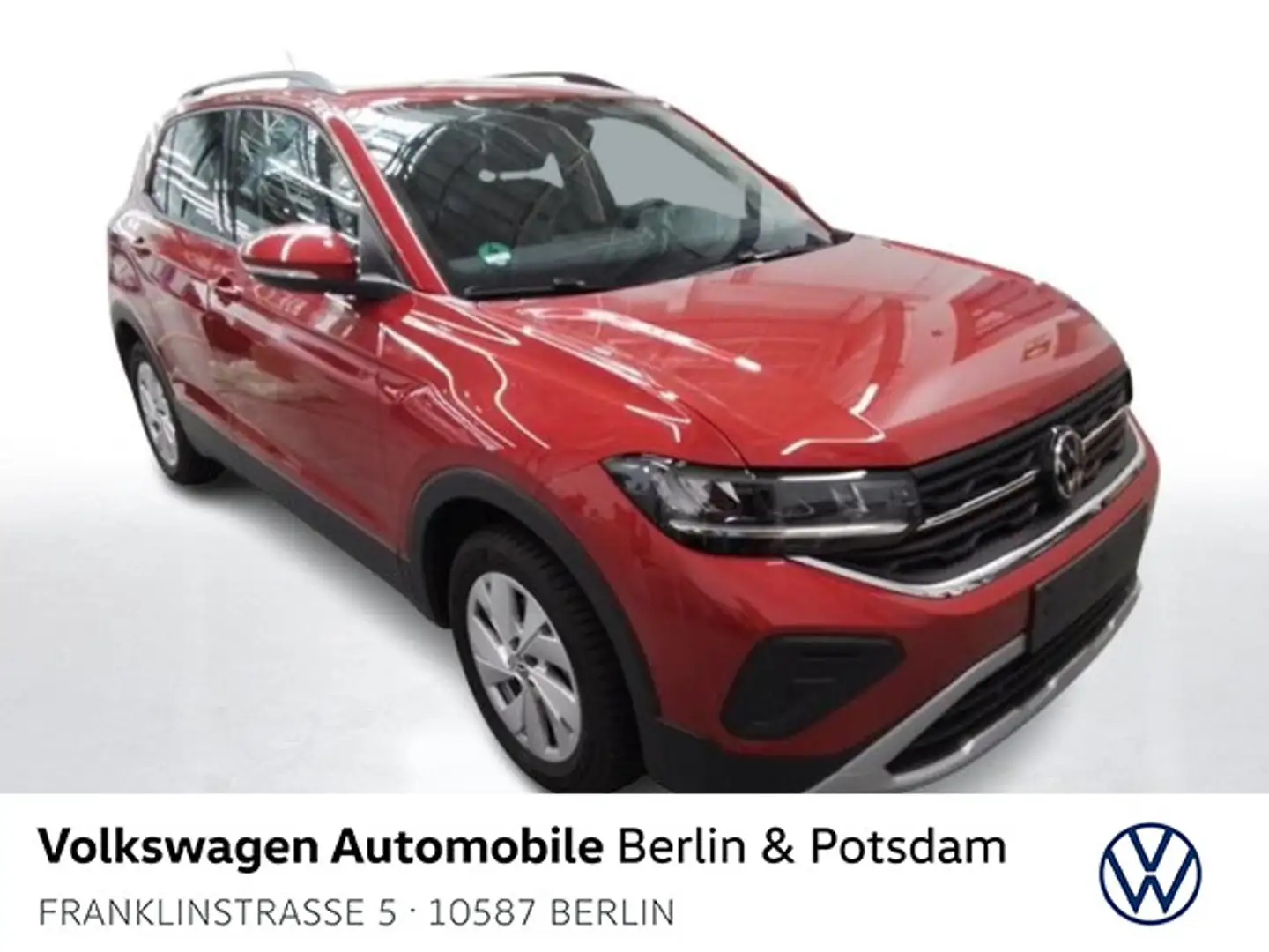 Volkswagen T-Cross 1.0 TSI Life 5J-Garantie APP LED Sitzhzg Rouge - 1