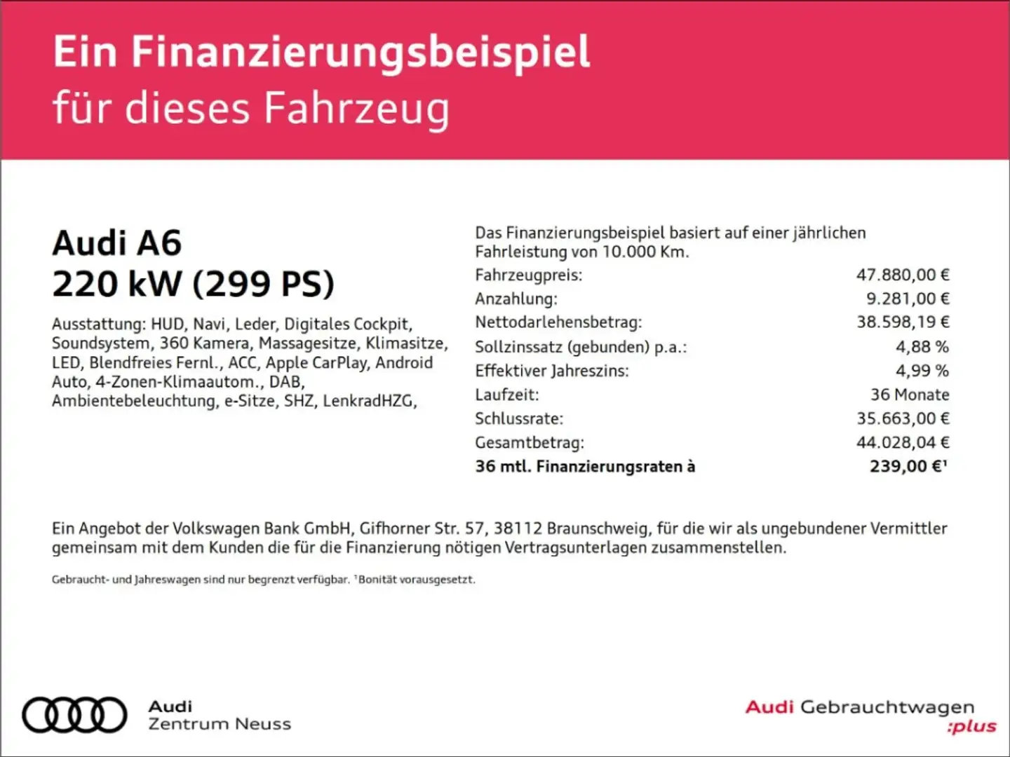 Audi A6 Lim. 50 TFSI e quattro advanced Anschlussgarantie Schwarz - 2