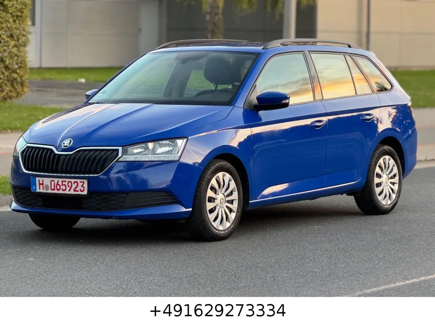 Skoda Fabia Combi Ambition 1 Hand/Klima/CarPlay/Tempo Bleu - 1