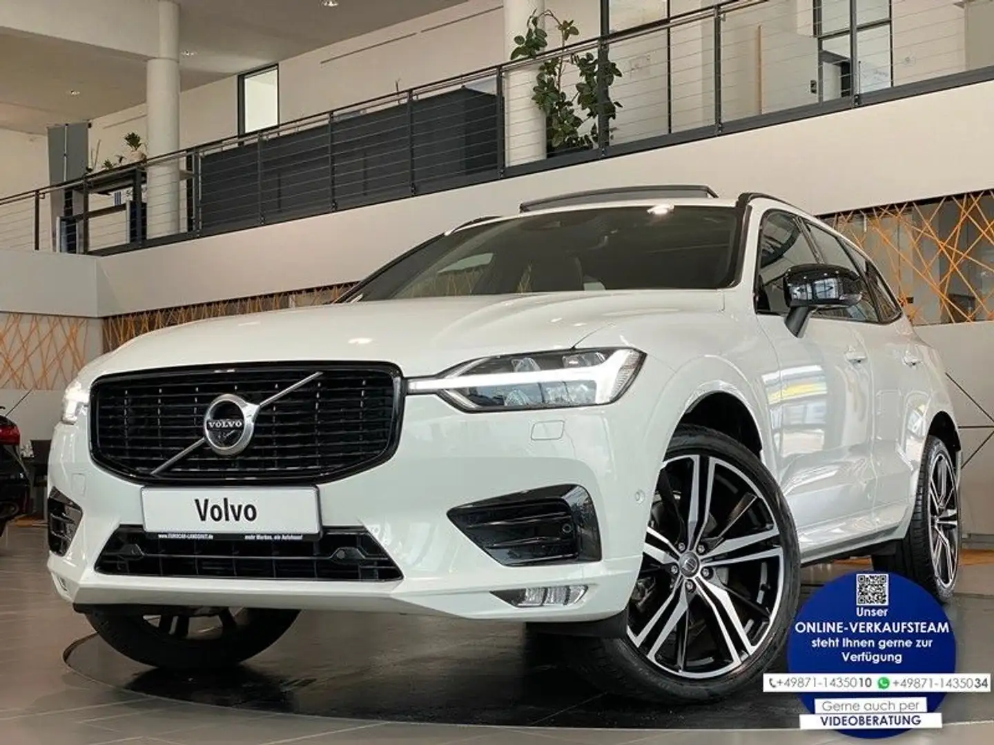 Volvo XC60 AWD R-Design Luftf. Pano H&K ACC 360° 21" White - 1