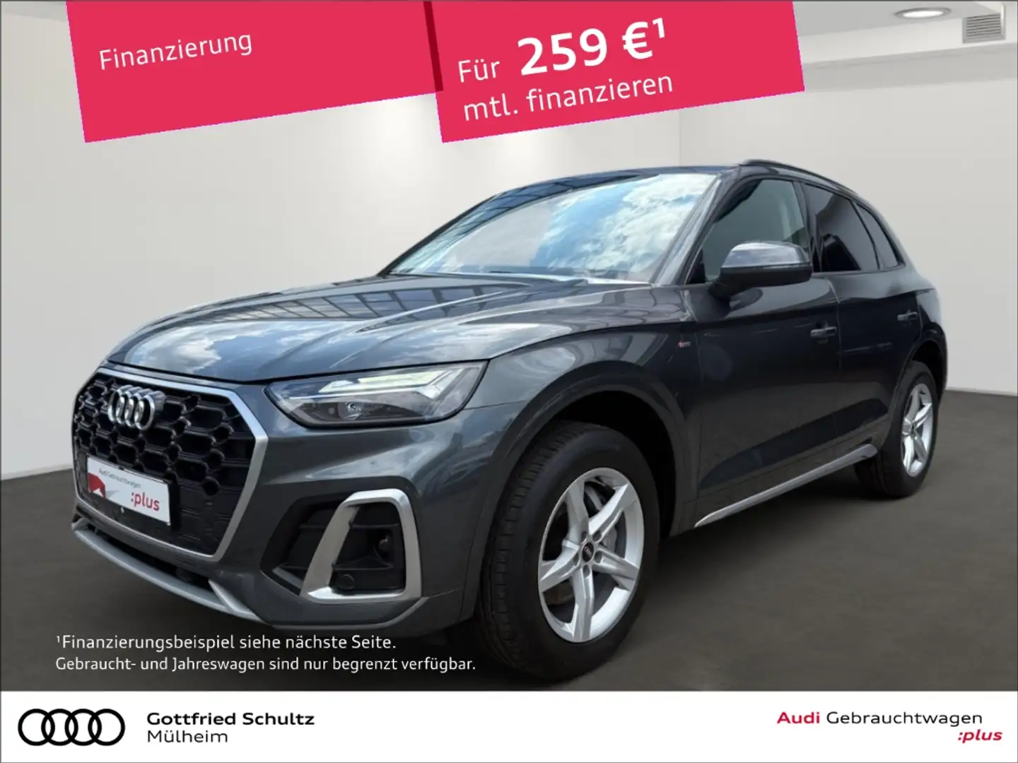 Audi Q5 40 TFSI quattro S-TRONIC LED NAV KAMERA S line SHZ Gris - 1