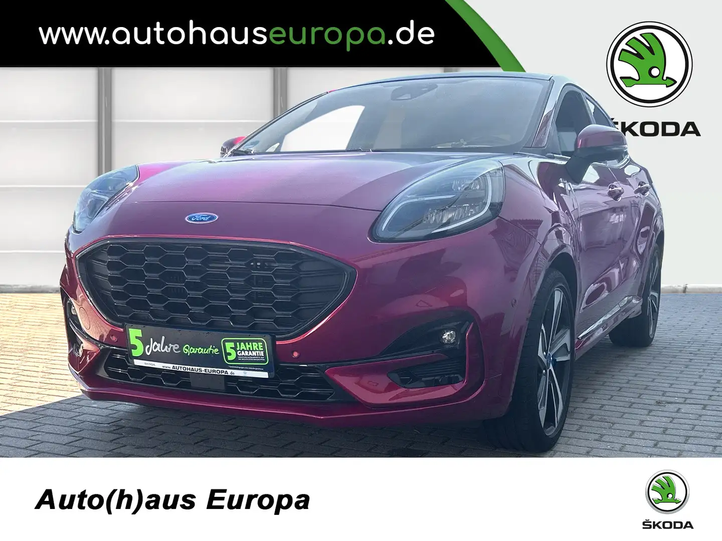 Ford Puma 1.0 EcoBoost ST-Line X Matrix ACC Kam. LED Rouge - 1