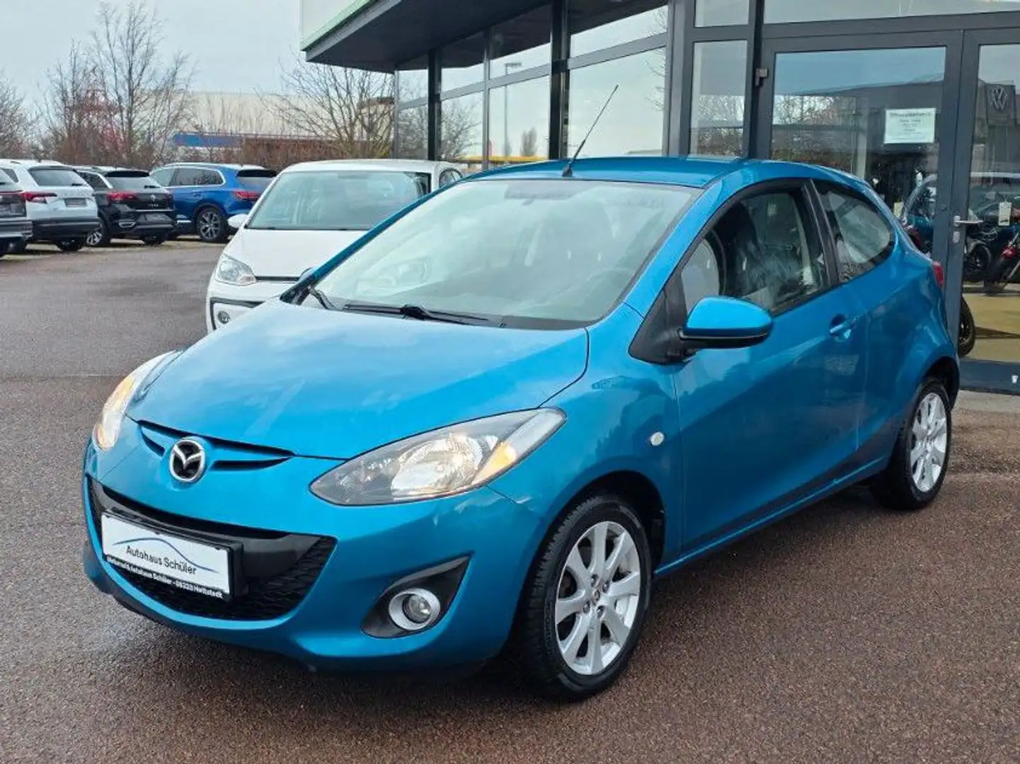Mazda 2 Lim. 1.3  Active+SHZ+Klima+EFH+1. HAND Blau - 1