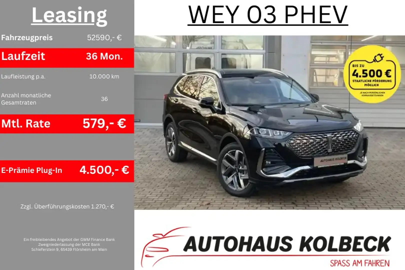 GWM WEY 03 PHEV 325kW Luxury 4WD+Winterpaket MODELL 2025! Weiß - 2