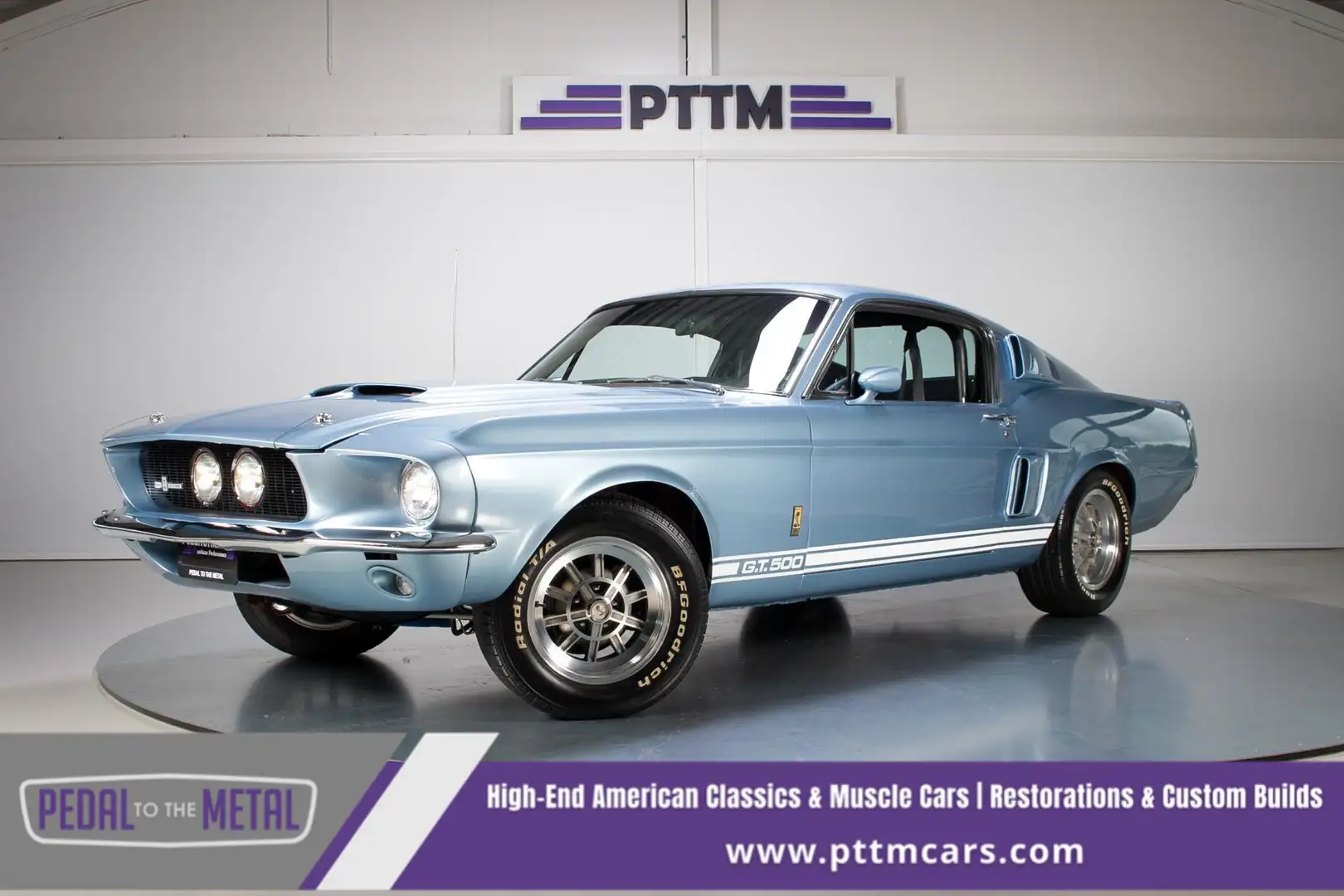 Shelby GT GT500 in Restoration + Upgrades Blau - 1