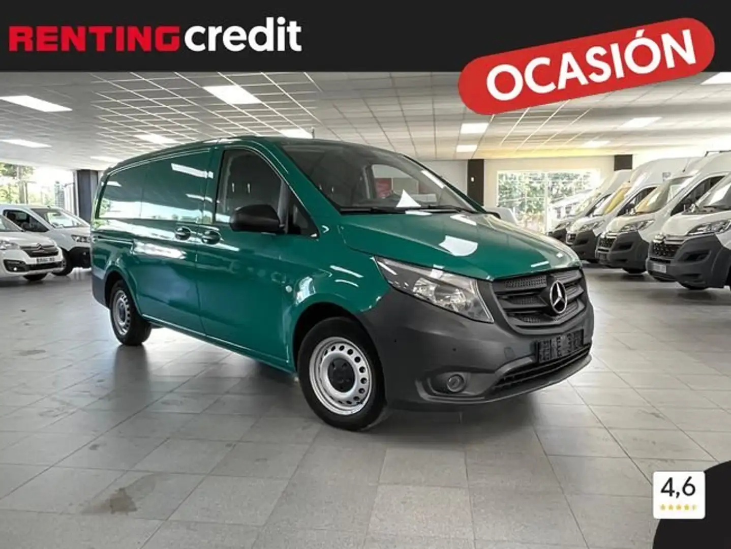 Mercedes-Benz Vito Furgón 109CDI Extralarga Verde - 1