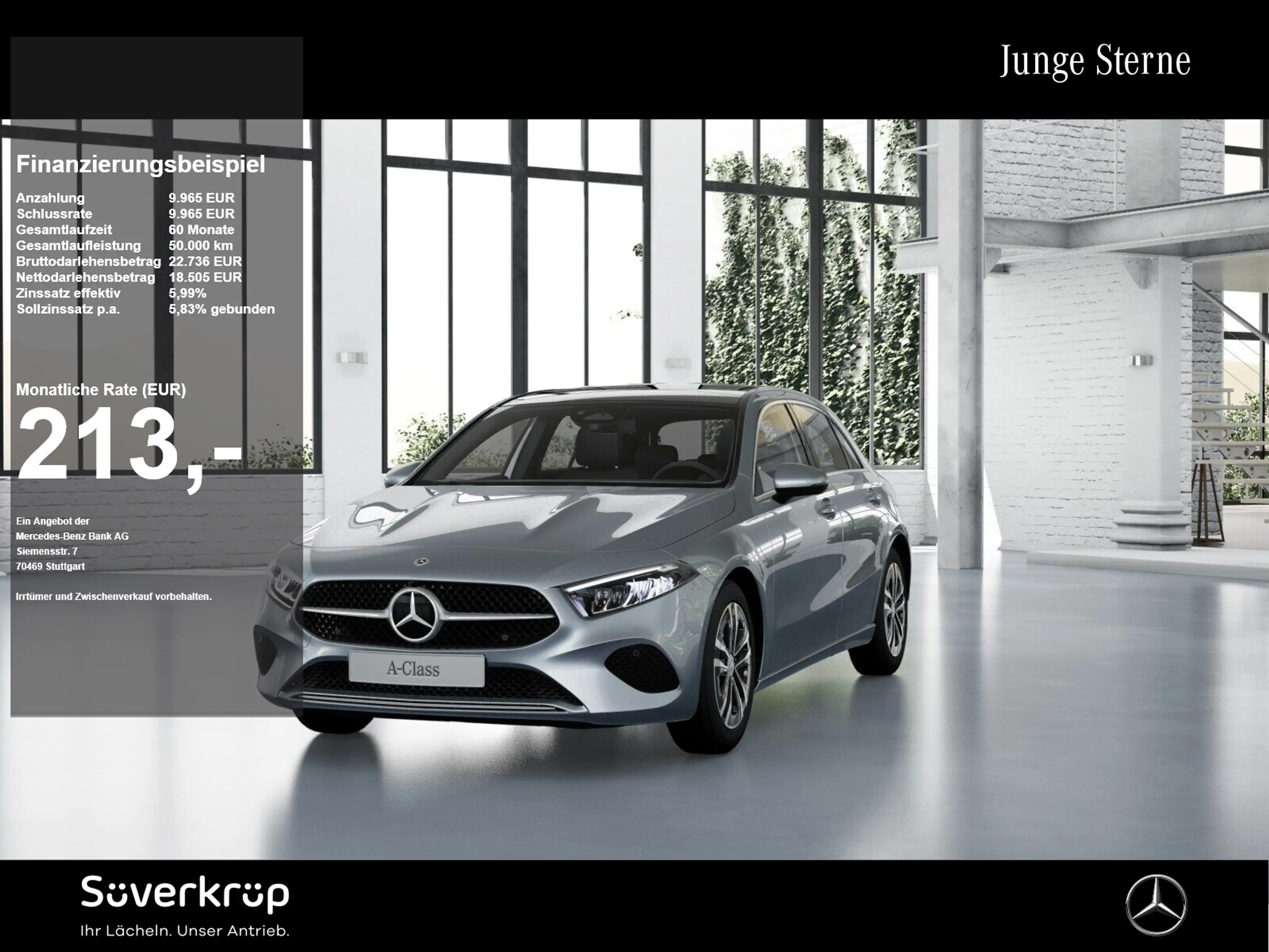 Mercedes-Benz A 200 d // PROGRESSIVE KAMERA PANO SPUR PDC SHD