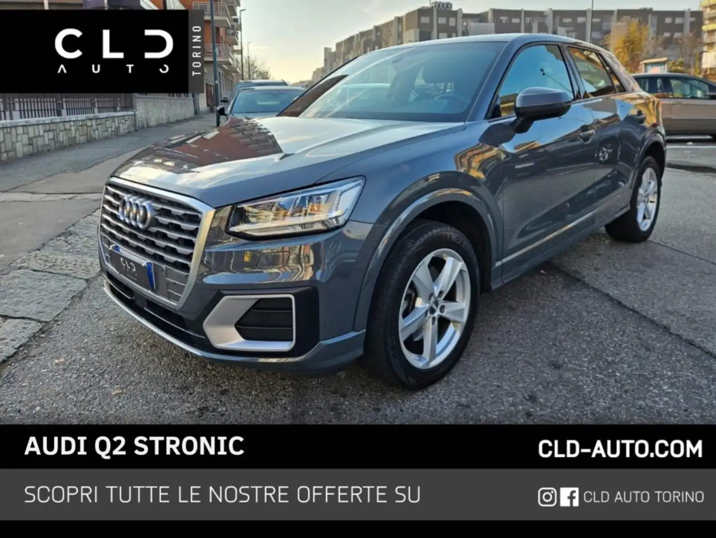 Audi Q2 30 TFSI S tronic Grigio - 1