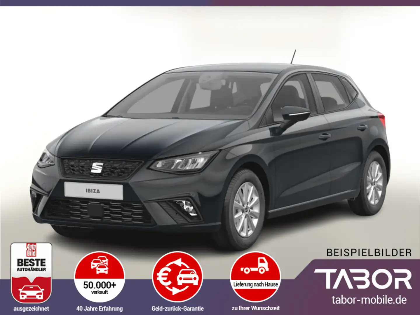SEAT Ibiza 1.0 MPI 80 LED PDC Temp FullLink 5J.Gar Blauw - 1