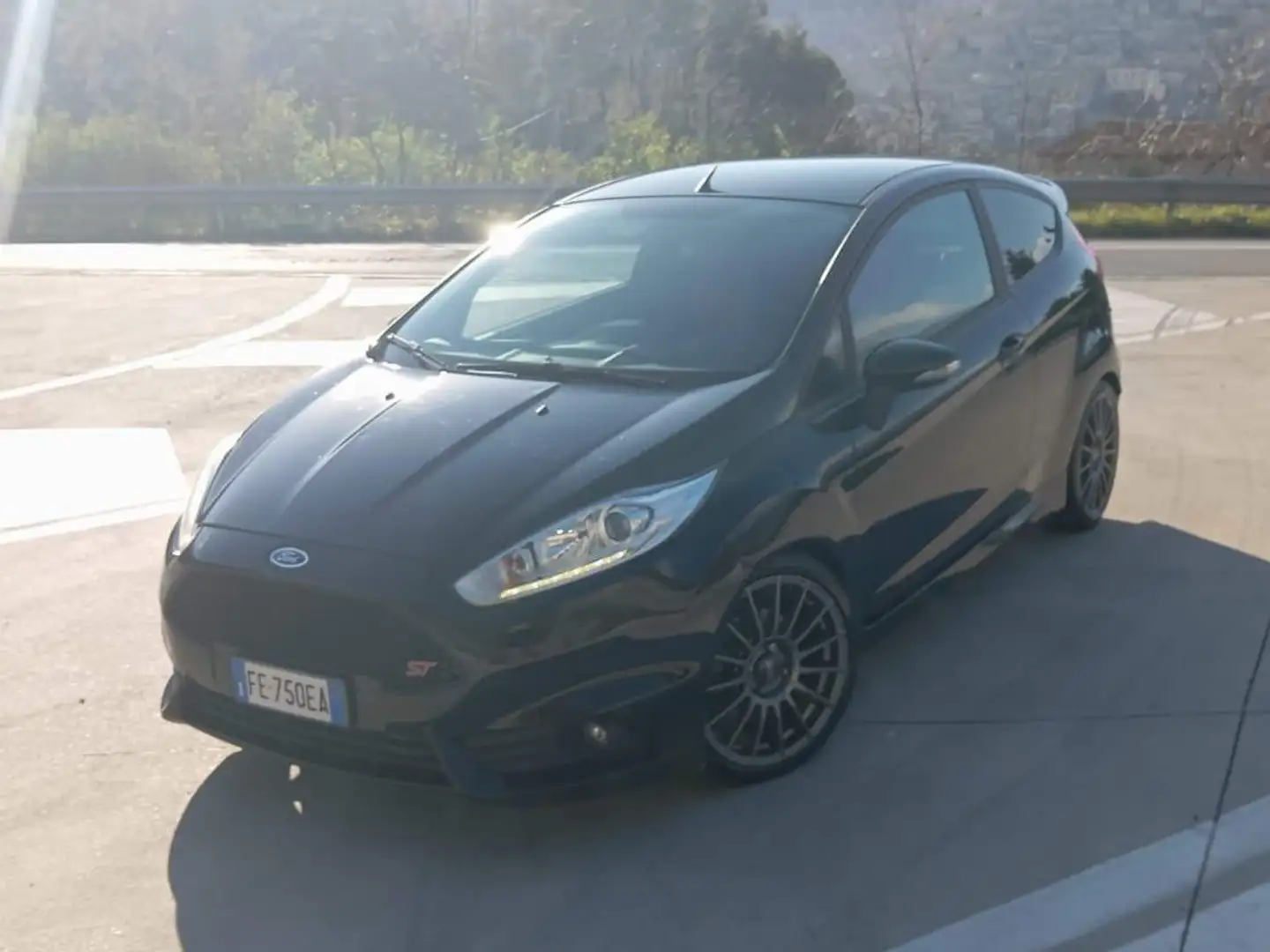 Ford Fiesta 3p 1.6 ST 182cv E6 Climatronik-Scarico Sportivo Zwart - 1