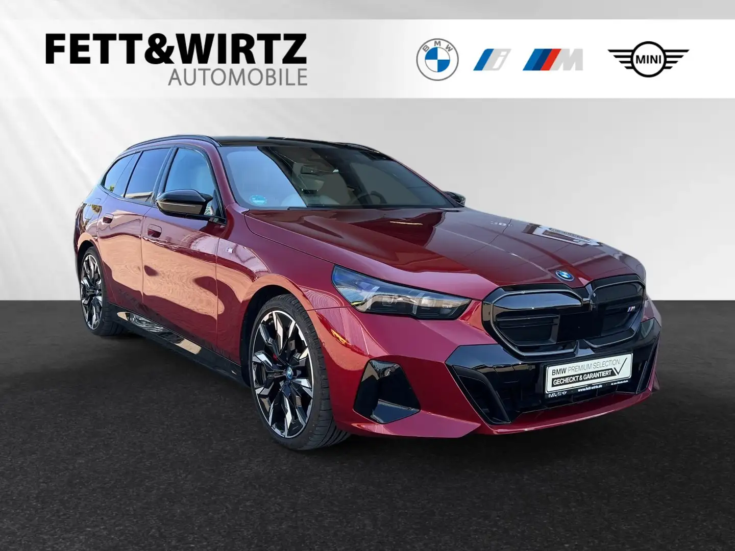 BMW i5 M60 xDrive Lr. 698,- br. o.Anz. 27Mon/5`Km p.A. Roşu - 1