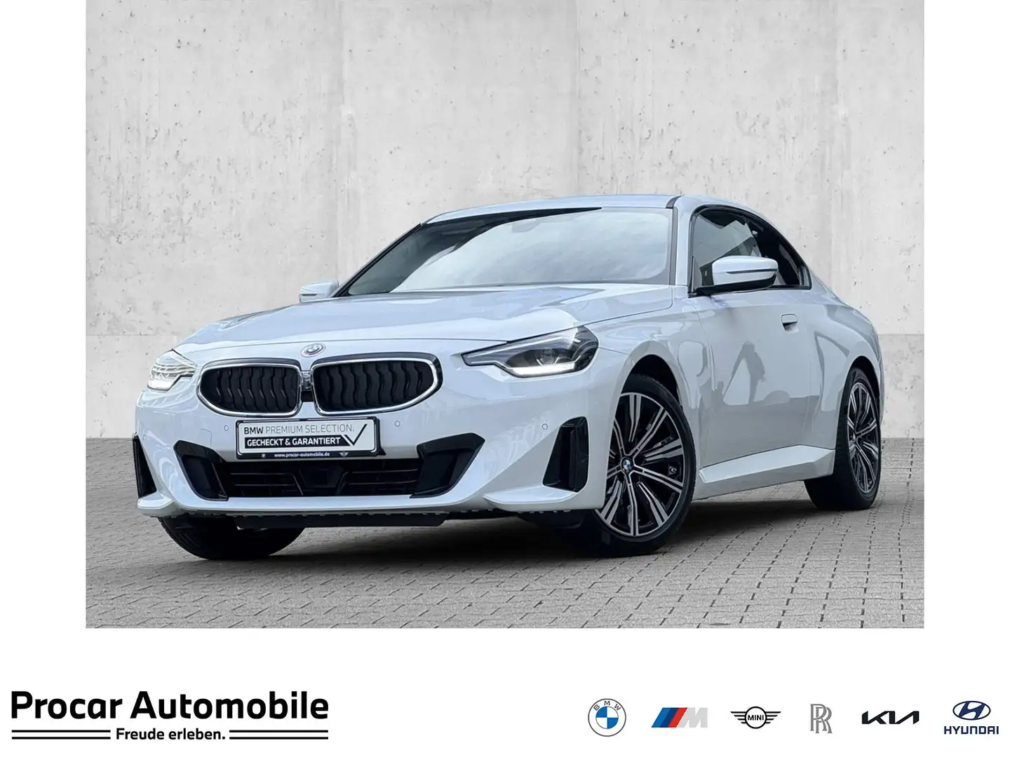 BMW 218 i LED LC+ AHK Aut. Widescreen PDC DAB Blanco - 1
