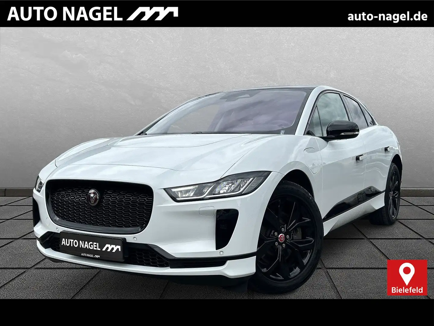 Jaguar I-Pace I-PACE EV400 S 20"Pano HUD BlackP. WinterP. 380W Blanc - 1