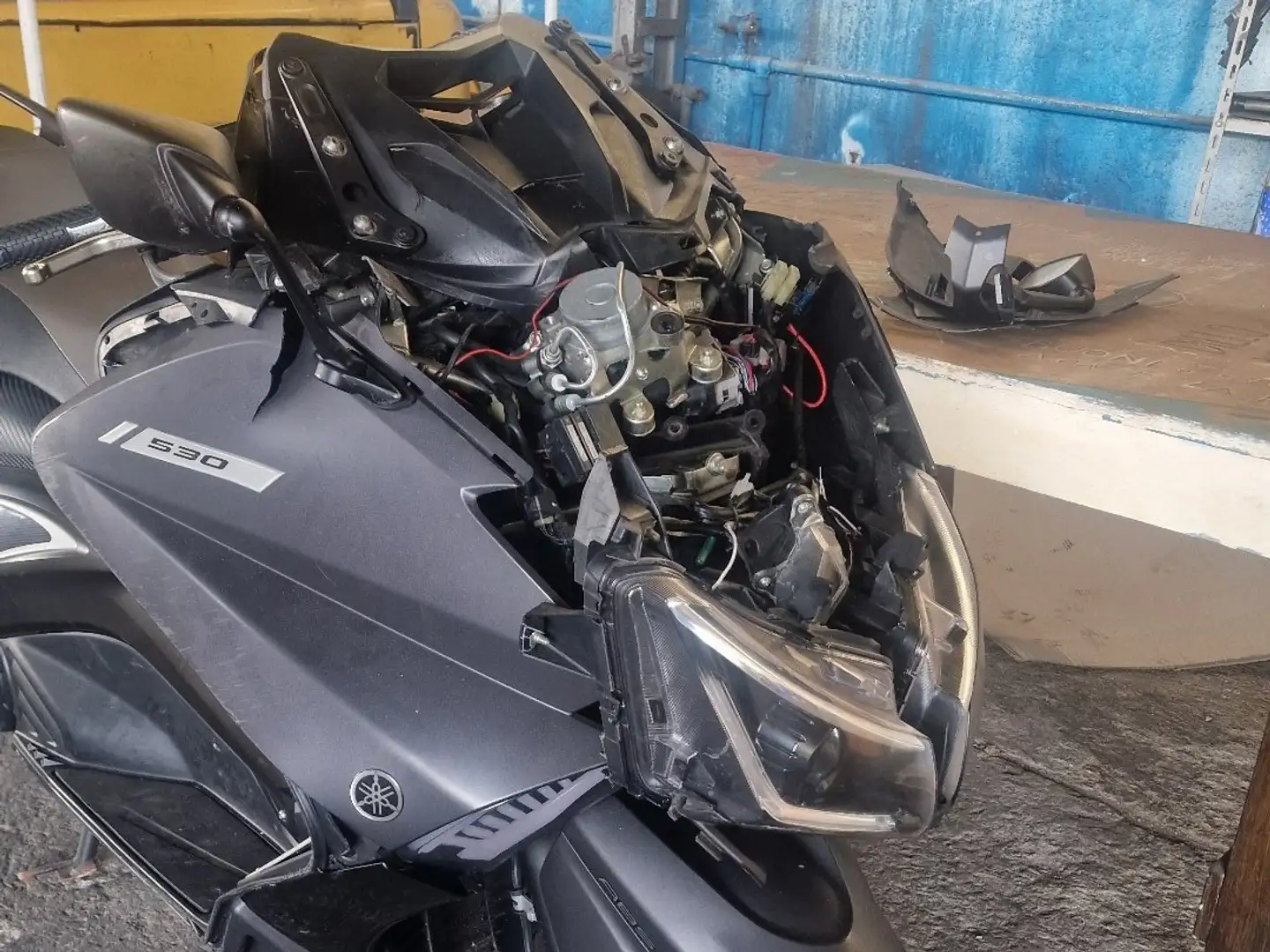 Yamaha TMAX 530 ABS - INCIDENTATO Černá - 1